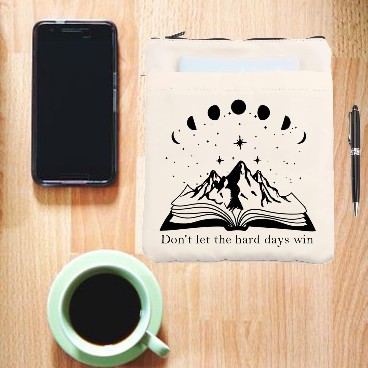 MAOFAED Book Inspired Gift Bookish Gift Book Lover Gift Zipper Book Protector