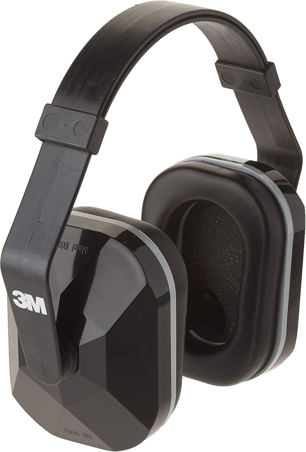3M Safety TEKK Protection Basic Earmuff, Noise Reduction Rating (NRR) 20 dB, Fully Adjustable Ear Muffs, Soft Foam Ear Cushions Offer All Day Comfort, Black, One Size Fits Most (90540)