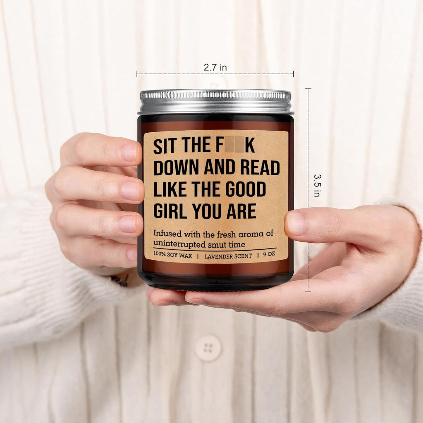 GSPY Candle - Reading Gifts for Book Lovers Women - Bookish Decor, Dark Romance Readers, Book Lover Gifts for Women - Funny Mothers Day, Birthday Present for People Who Like to Read, Bookworm, Nerd