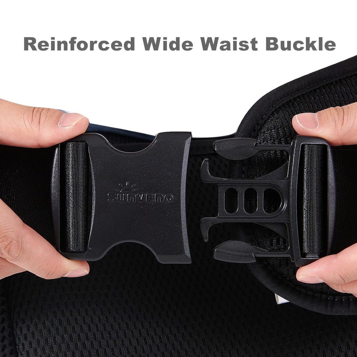 SUNVENO Baby Carrier for Newborn to Toddler – CPC-Certified Breathable Mesh Hip Seat Carrier, Supports 7-45 lbs for Inward/Outward-Facing Front & Back Carry, Adjustable Waistband, All-Season