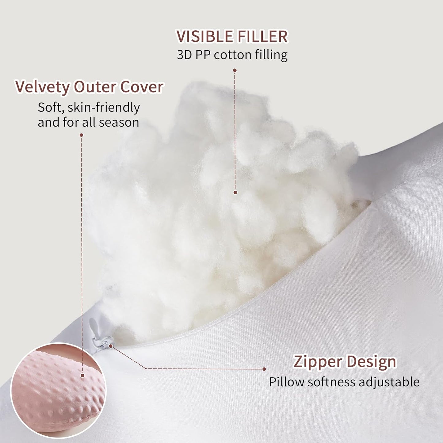 Reading Pillow for Gaming Reading Crochet, U Shaped Arm Support Pillow with Removable Cover Reducing Arching Neck for Adult Reading and Working Sitting on Bed Sofa for Arm Rest (Pink)
