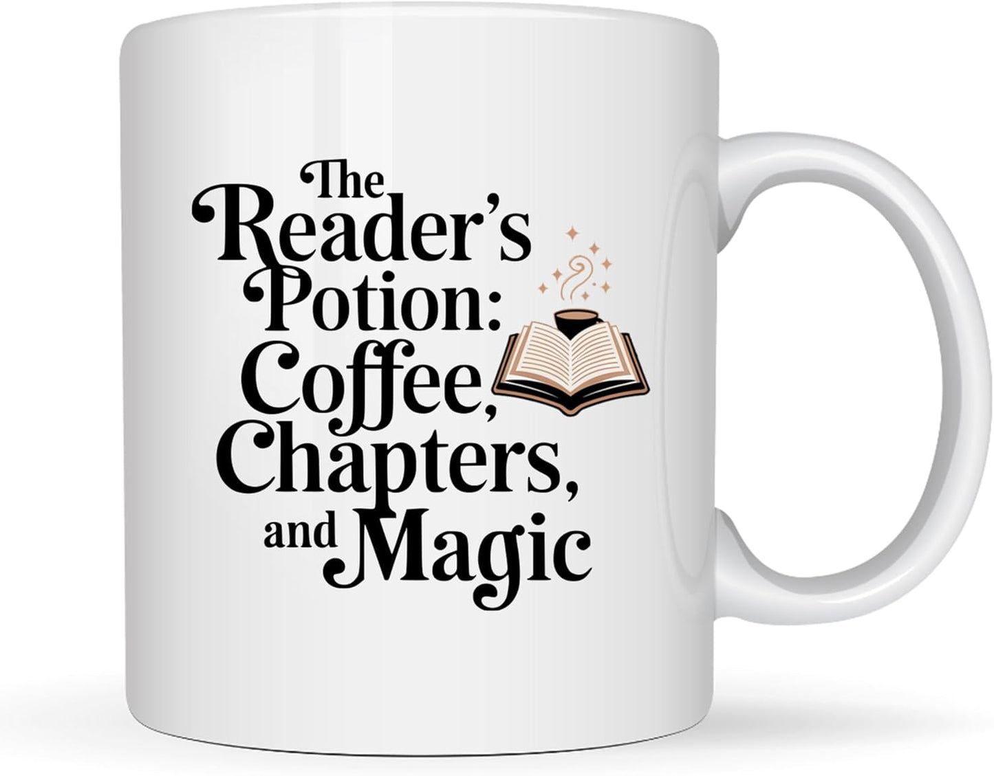Book Lovers Coffee Mug 11oz White -One Chapter - Gift for Book Club Bookworm Bookish Reading Nerdy Avid Readers Women