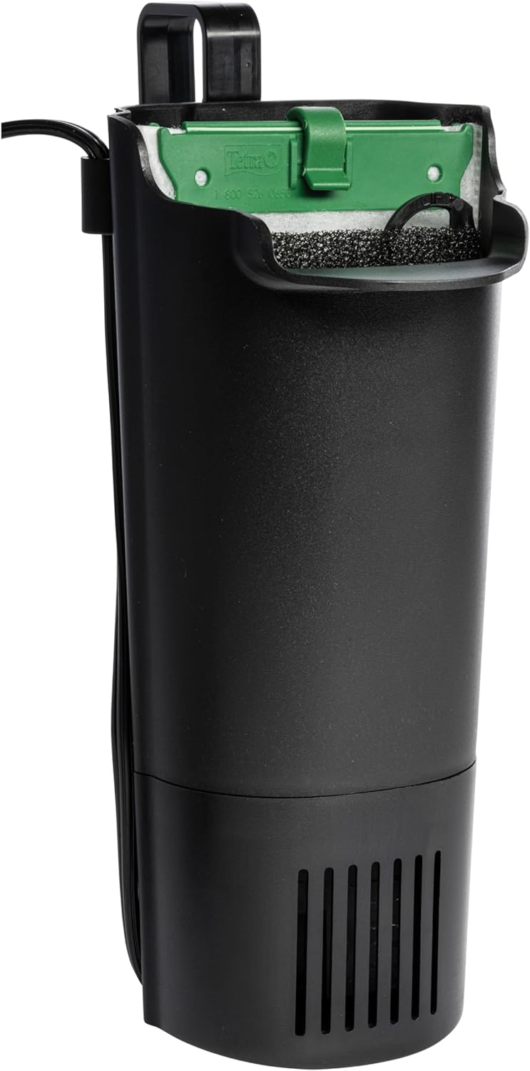 Tetra Whisper Internal Power Filter 5 To 10 Gallons, For aquariums, In-Tank Filtration, Black