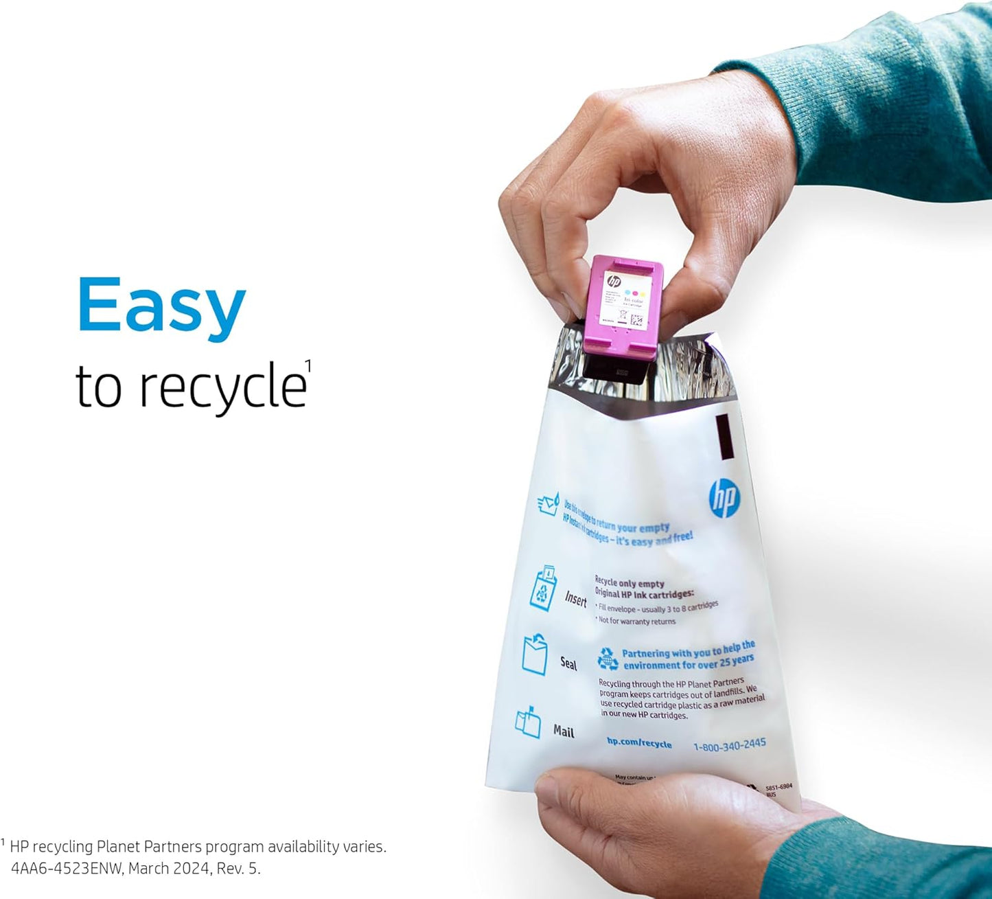 HP 65 Black Ink Cartridge | Works with AMP 100, DeskJet 2600, 3700; Envy 5000 | Eligible for Instant Ink | N9K02AN