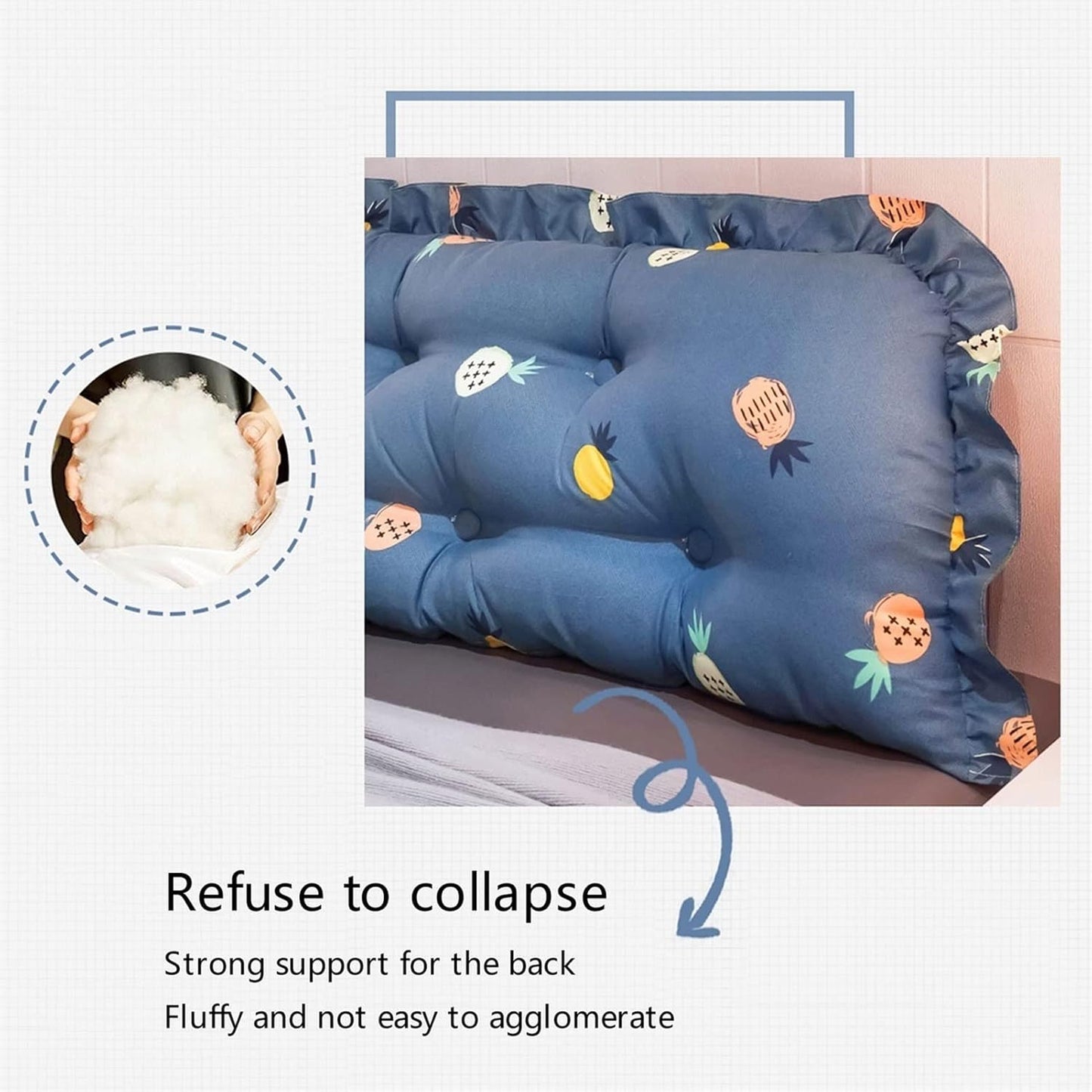 Large Bolster Wedge Reading Pillow,Positioning Support Headboard Backrest,for Headboard Day Bed Bunk Bed with Removable Cover (Color : D, Size : 140 * 45CM)