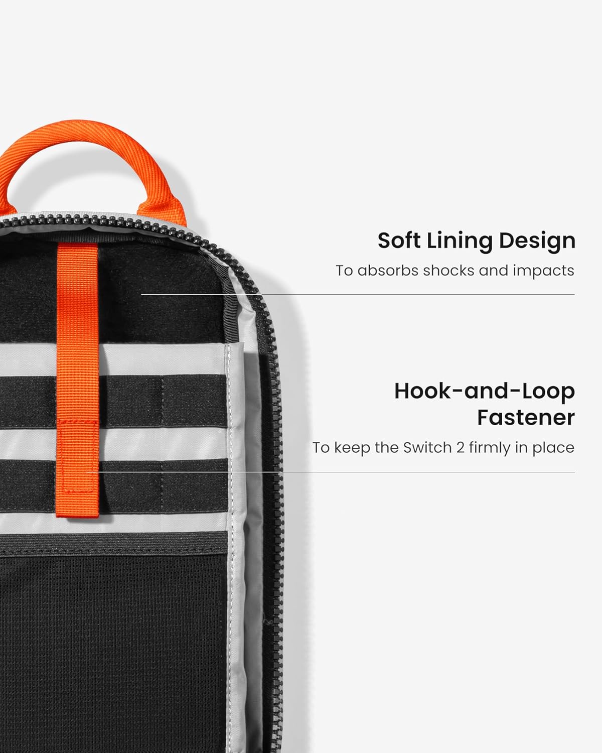 tomtoc Sling Crossbody Bag for Nintendo Switch 2, Protective Travel Chest Carrying Gaming Pouch with 8 Game Cartridges Slots