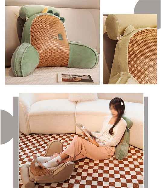 Sun Mat Bedside Cushion Sofa Dormitory Pillow Reading Lumbar Soft Back