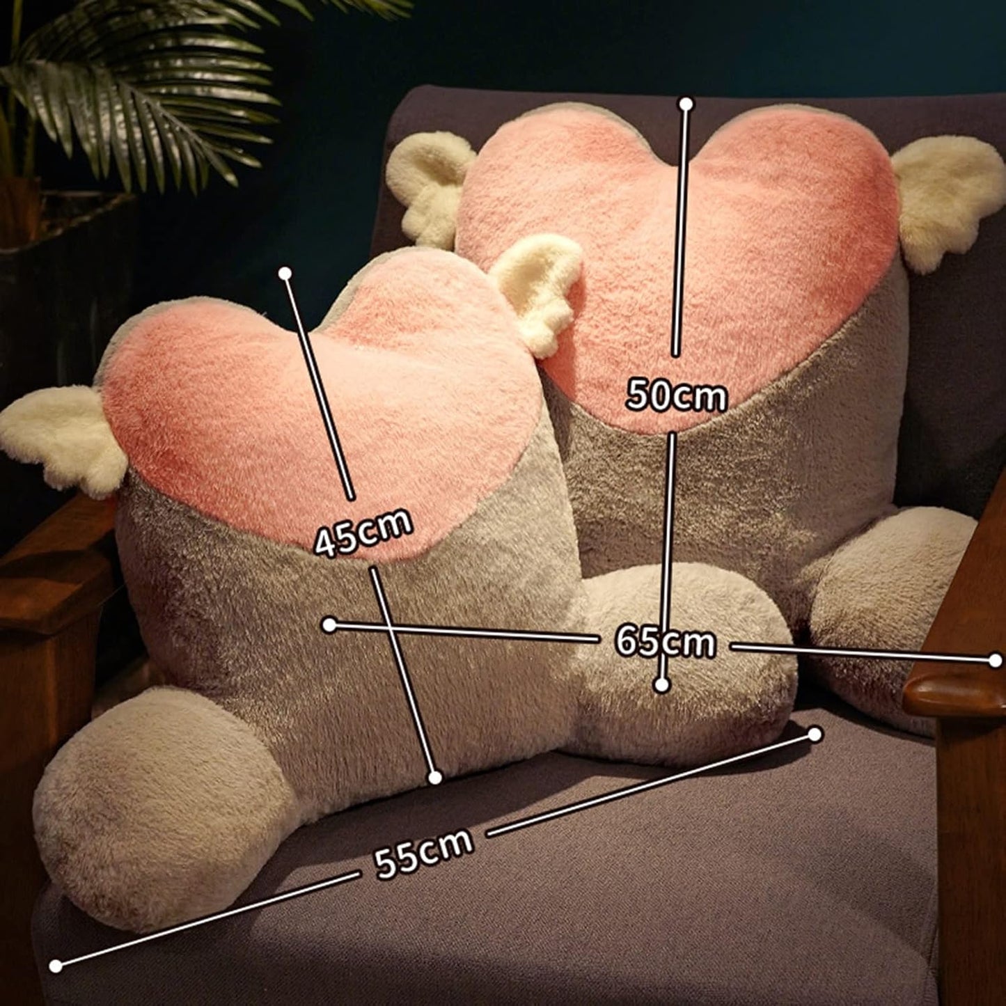 Wedge Reading Pillow,with Blanket and Without Blanket,Bed Rest Triangle Backrest Back Lumbar Support Cushion for Sitting Up in Bed/Couch,Removable wash
