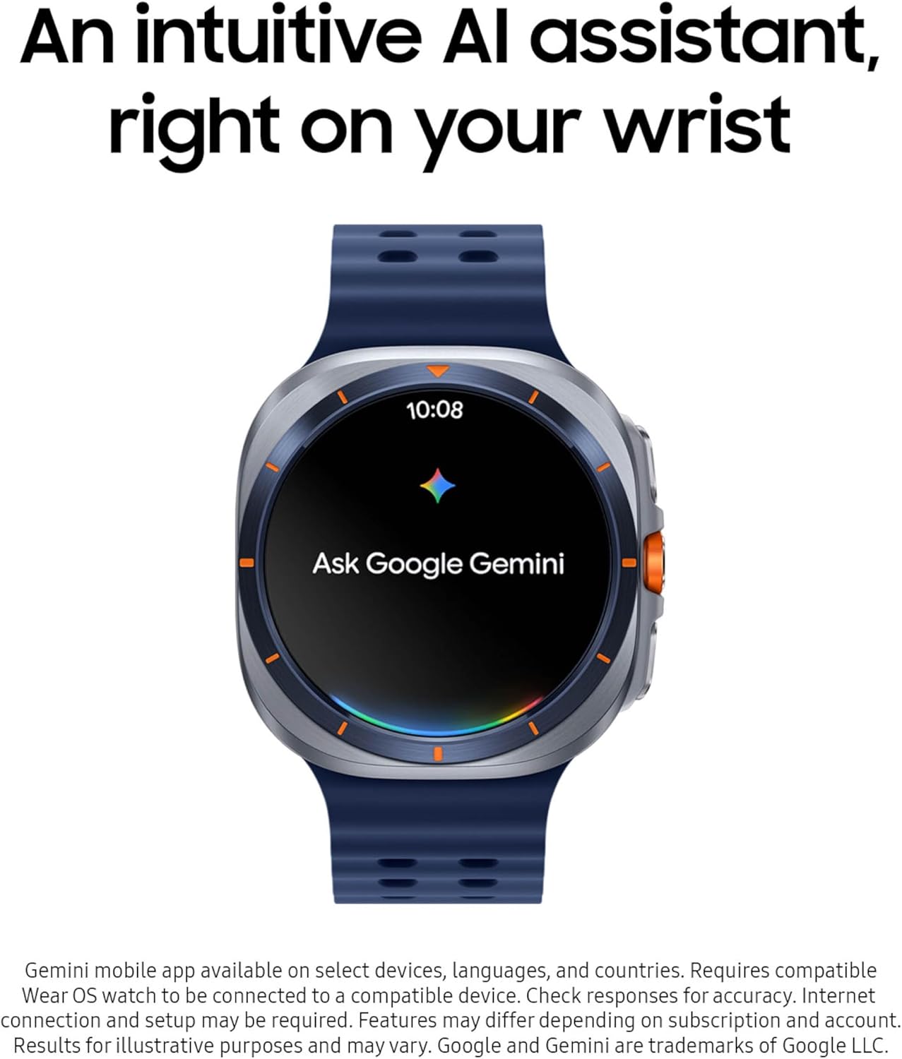 Samsung Galaxy Watch Ultra (2025) 47mm LTE Smartwatch, Titanium Casing, Advanced Sleep Coaching, Running Coach, Energy Score, Heart Rate Tracking, GPS, Titanium White [US Version, 2 Yr Warranty]