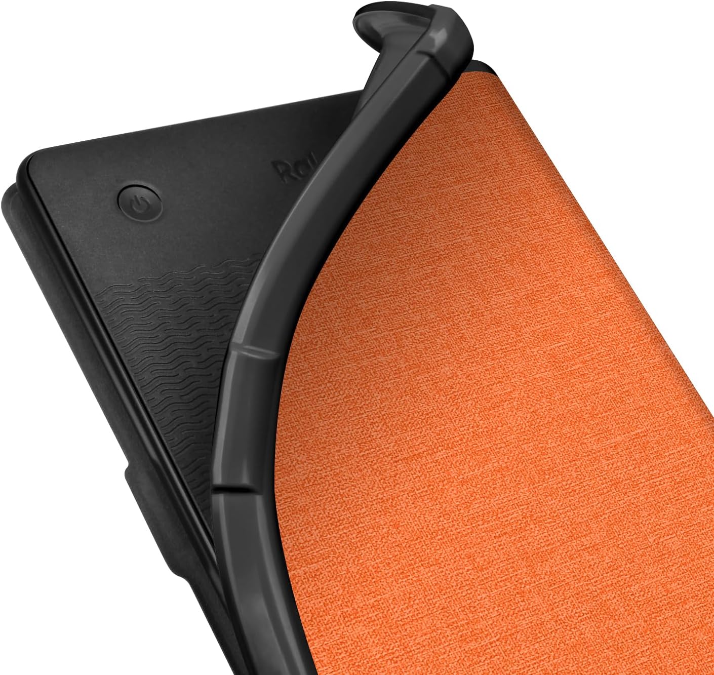 Case for 6” Kobo Clara 2E Only - Ultra Slim PU Leather Smart Cover with Auto Sleep and Wake, Premium Protective Case with Hand Strap for Kobo Clara 2E (Orange)
