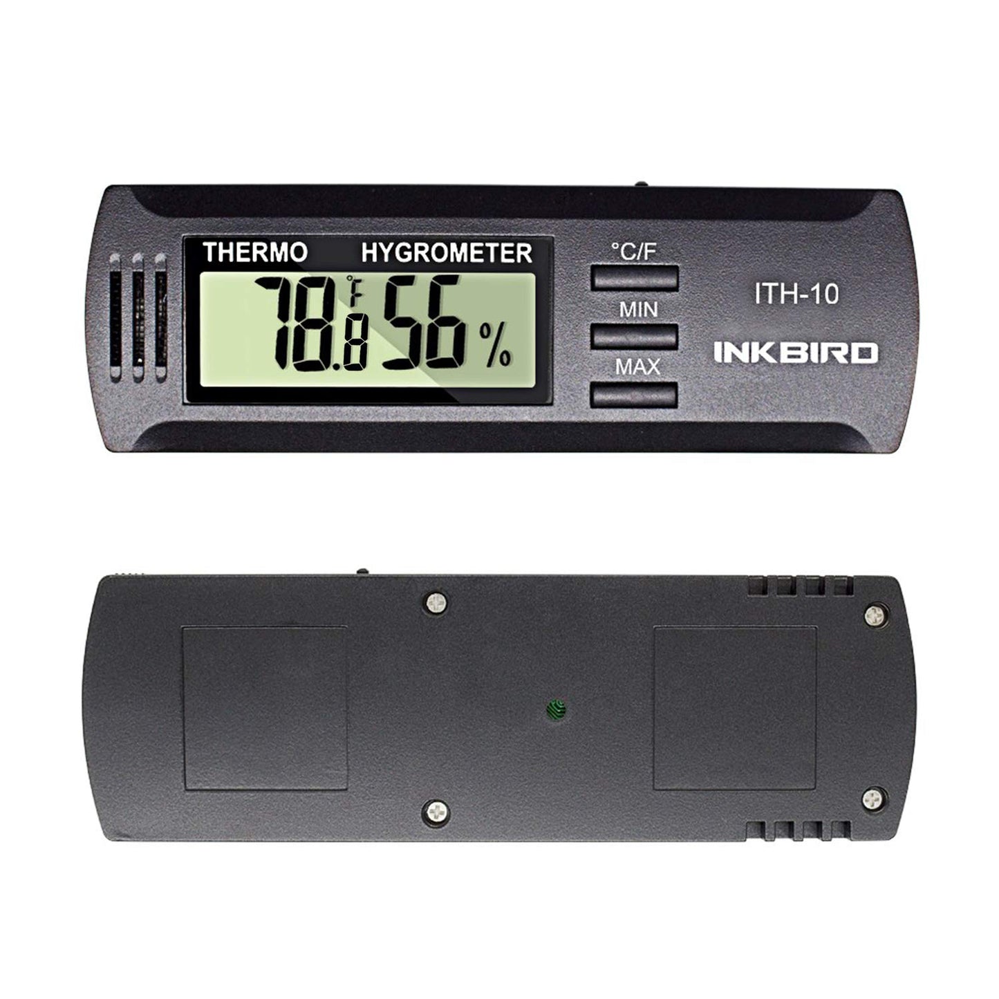 Inkbird ITH-10 Digital Thermometer and Hygrometer Temperature Humidity Monitor for Aging Box Guitar Ukulele