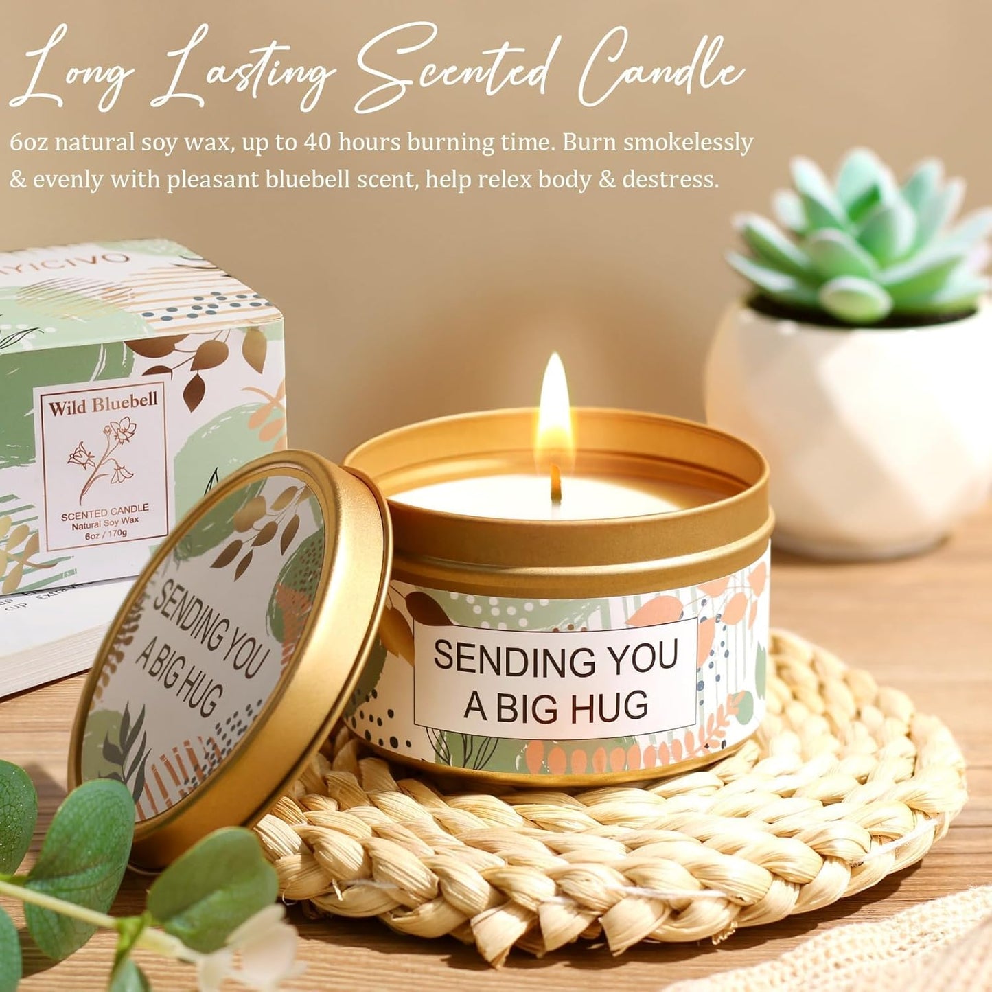 Self Care Get Well Soon Gift Baskets for Women, Birthday Gifts for Women Care Package Thinking of You Relaxing Spa Gift Set, Unique Valentines Day Gifts for Her Mom Friends Wife Girlfriend Sister