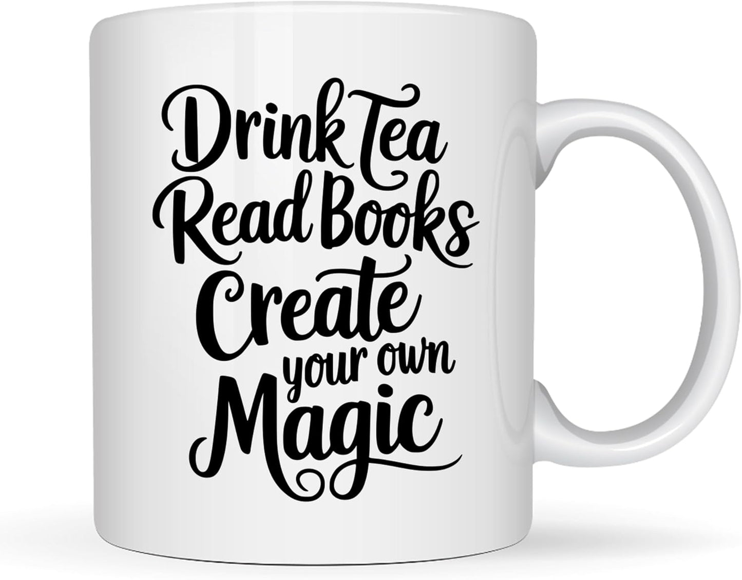 Book Lovers Coffee Mug 11oz White -Tea - Gift for Book Club Bookworm Bookish Reading Nerdy Avid Readers Women
