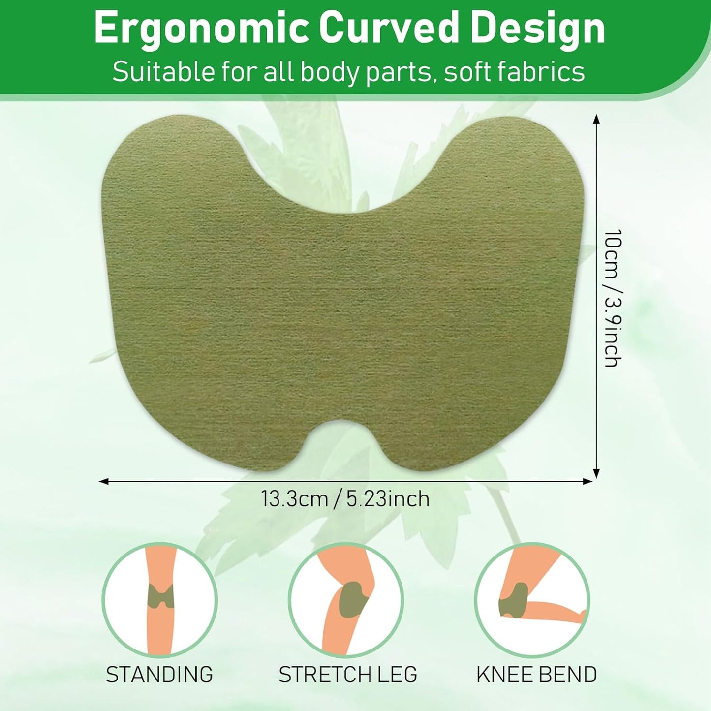 84Pcs Knee Patches, Warming Herbal Patches Wormwood Extract Sticker Heat Patches for Knee, Back, Neck, Shoulder