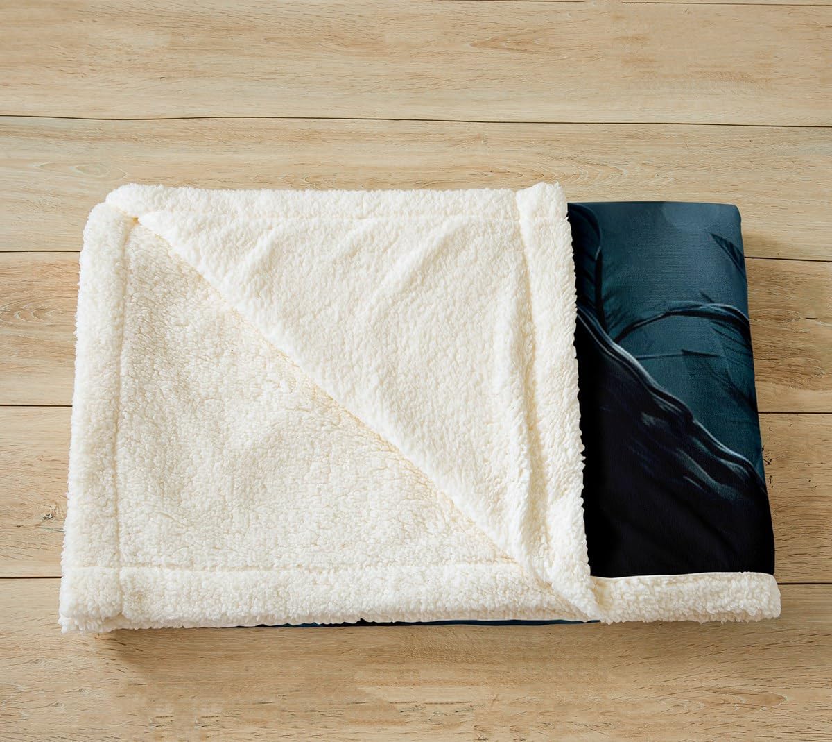 Feelyou Kids Boys Girls Wolf Sherpa Blanket Wolves Howling Fleece Throw Blanket for Lonely woles Plush Blanket Animal Wolves Fuzzy Cozy Soft Blanket Throw 50"x60"