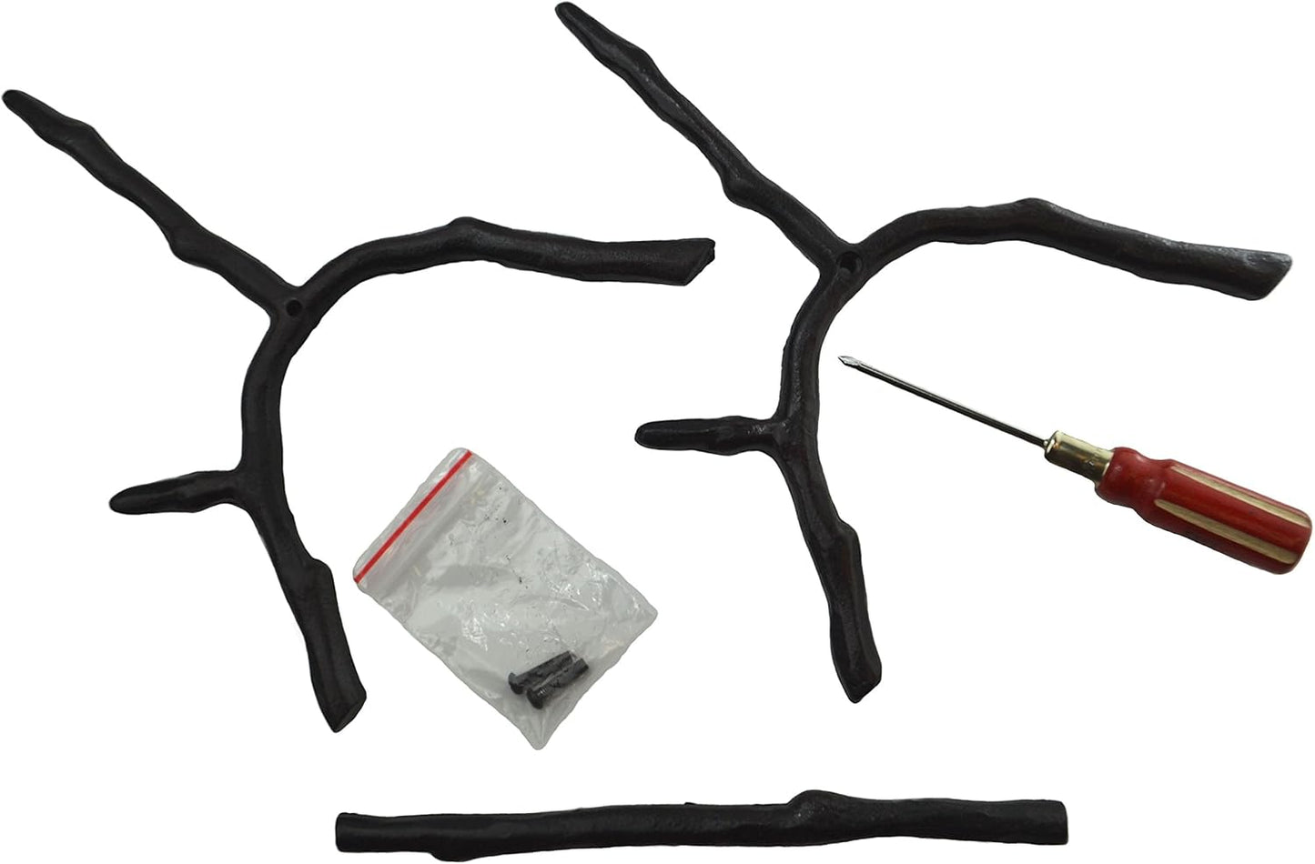 Lulu Decor, Cast Iron Branch Style Book Holder, Easel, Picture Holder, Picture Display, Cook Book Holder, Bible Stand, Antique Black (Branch Easel CI20)