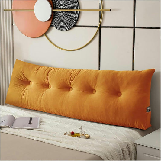 Triangular Headboard Pillow Twin, Large Wedge Bed Pillow Backrest Reading Support Pillow, Backrest Positioning Support Bolster Cushion