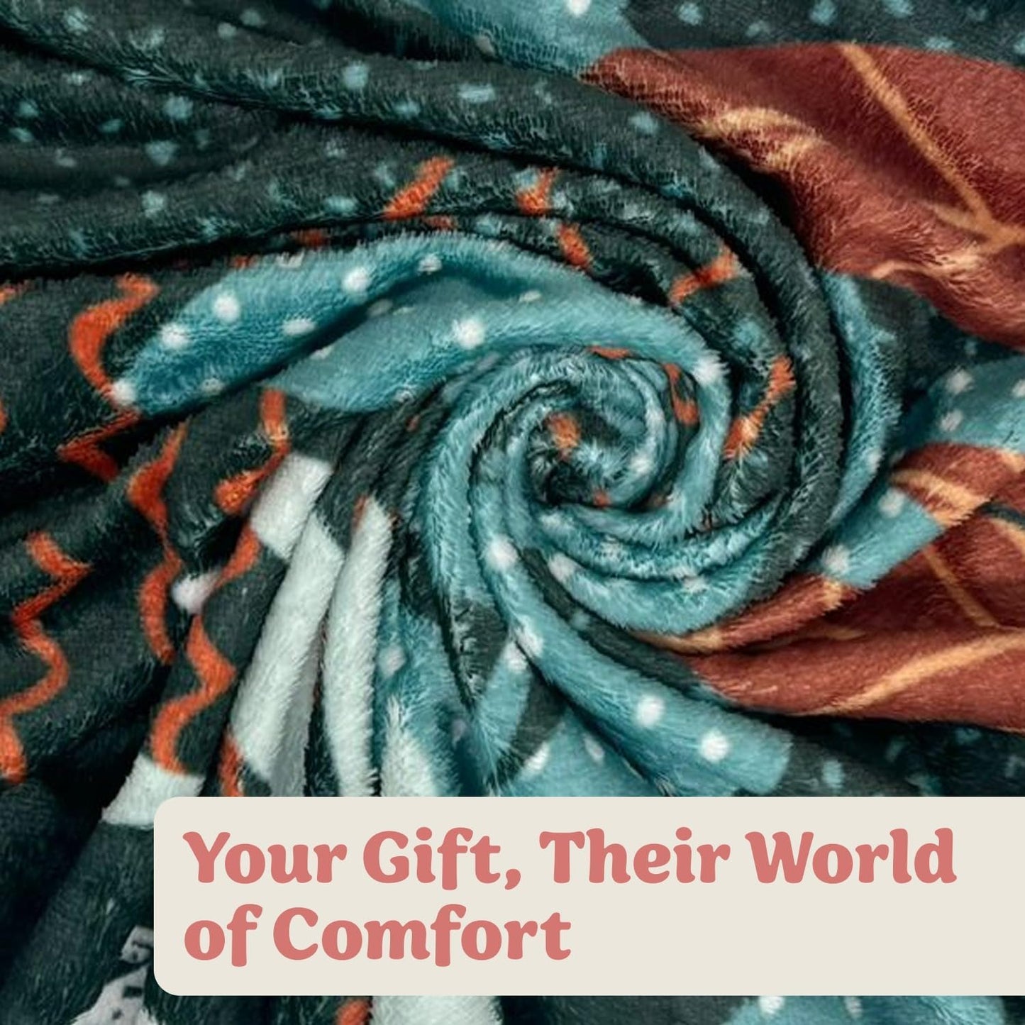 Grandma Gifts - I Love You Blanket for Grandmother, Soft Fleece Throw 65"x50" with Flowers Design, Mothers Day Birthday Gift from Grandchildren, Cozy Nana Throw Blanket