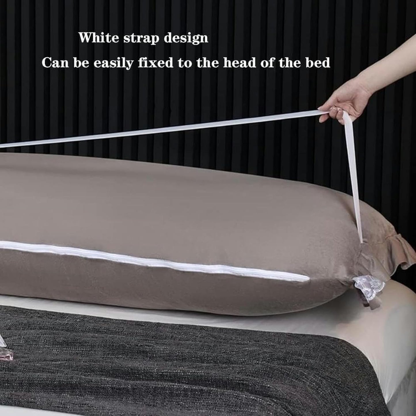 Soft Reading Bed Rest Pillow, Large Wedge Removable Pillow Twin Full Queen King Bunk Bed Cusion Backrest Support Cushion Bed Rest Pillows(Rose red,180 * 20 * 75cm)