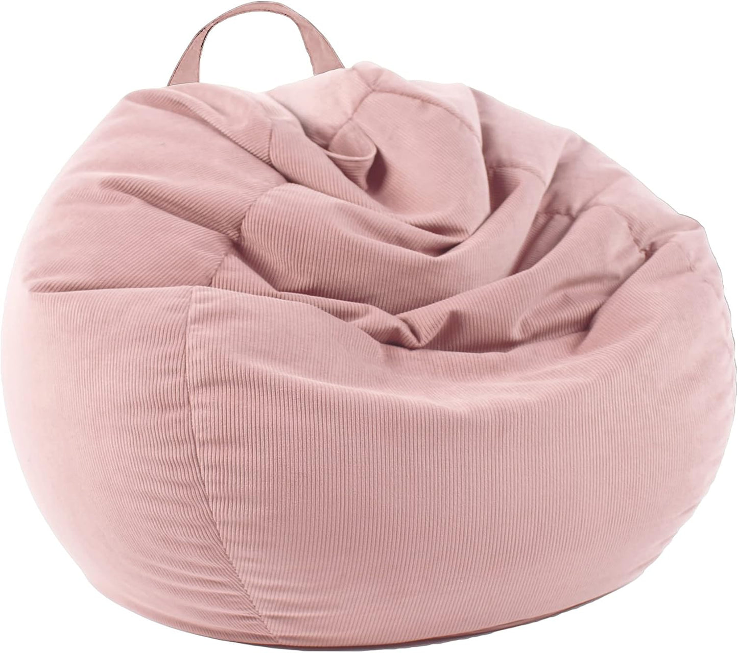 LPMOERA Stuffed Animal Storage Bean Bag Chair Cover (No Filler) For Kids and Adults.Pets Dogs/Cats Lazy Beds.Soft Premium Corduroy Stuffable Bean Bag For Organizing Children Plush Toys or Memory Foam