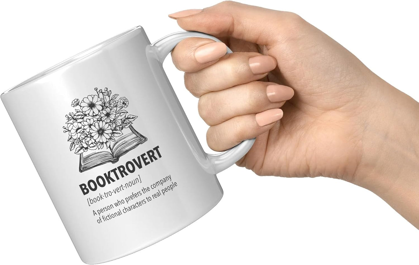 Panvola Booktrovert Book Lover Gifts Definition Mug Book Readers Gifts For Women Men Sister Girlfriend Wife From Husband Boyfriend Dad Mom Funny Ceramic Mug Novelty Drinkware 11oz White