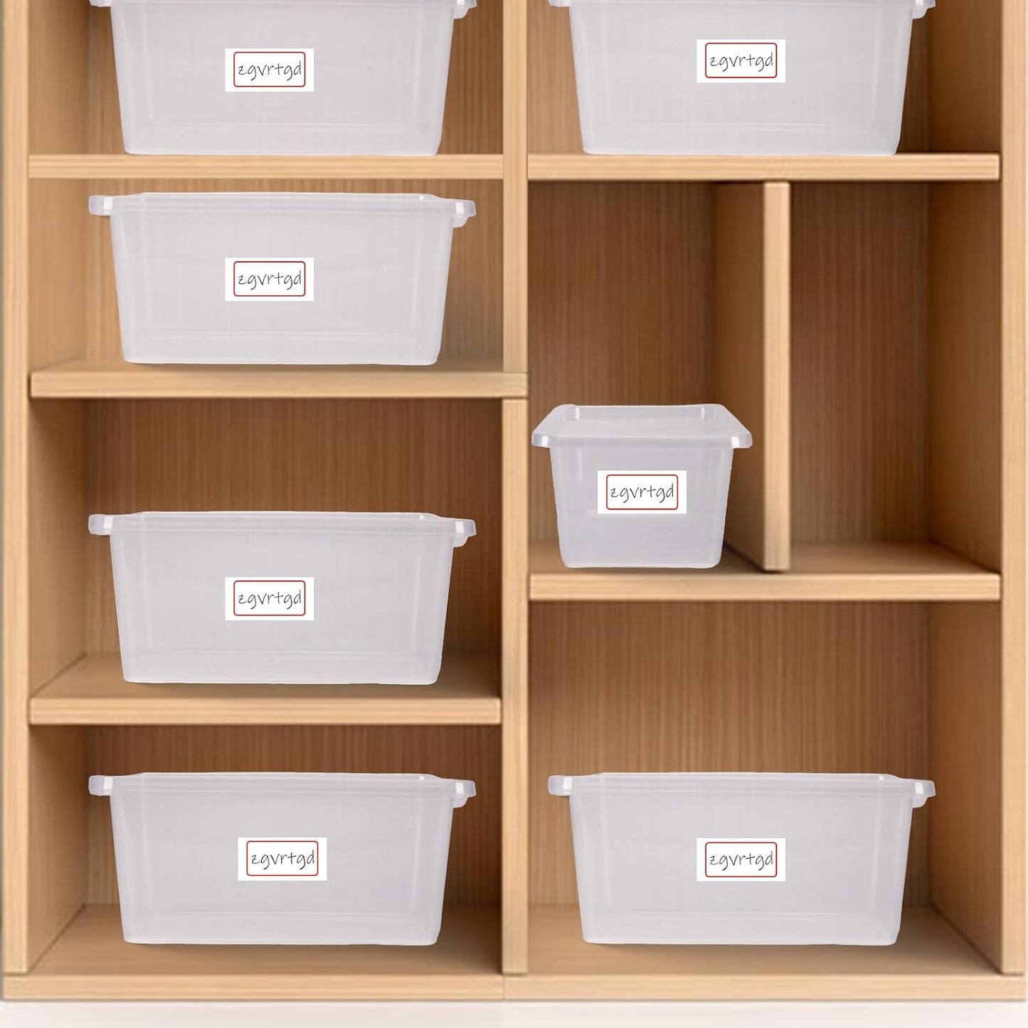 8 PACK Clear Cubby Bins without Lid, Classroom Storage Book Bins Toy Storage Organizer Small - Sturdy, Plastic Multi-Purpose Baskets Containers for Home Office School, Nursery, Playroom