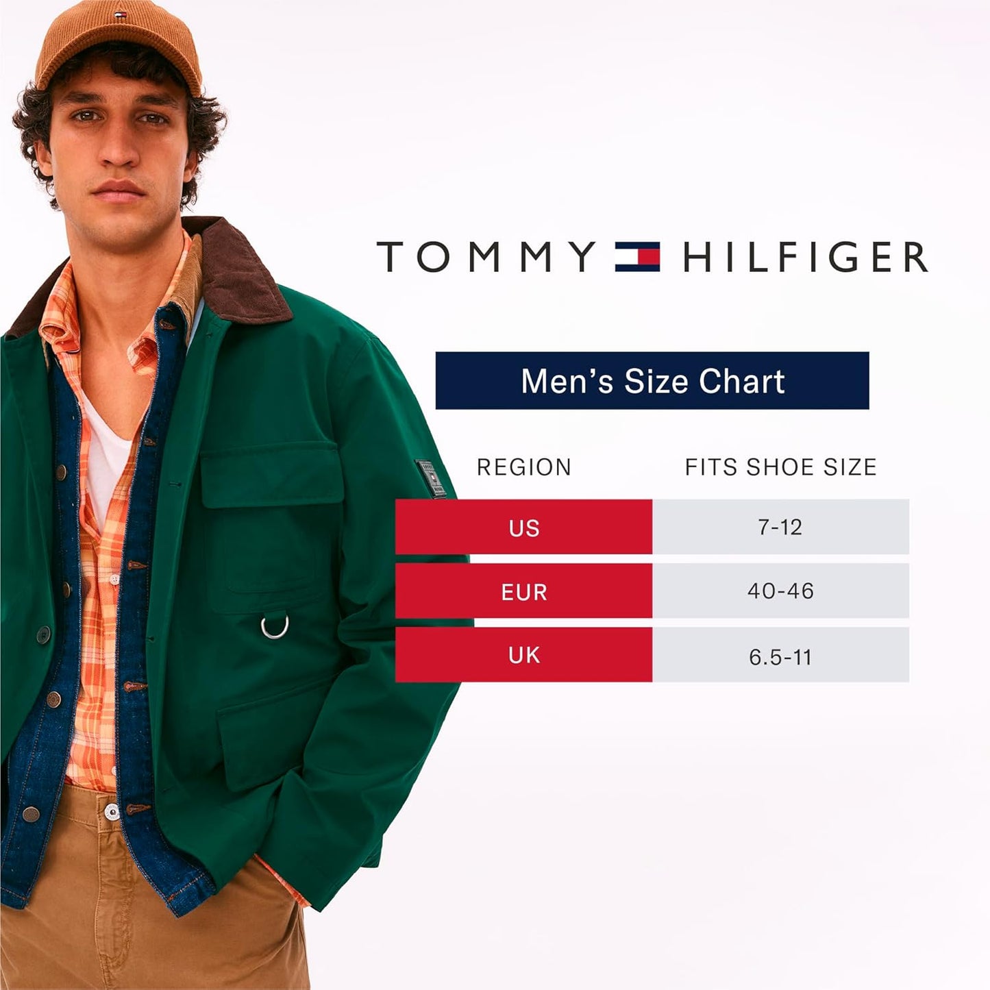 Tommy Hilfiger Men's Casual Soft Cotton Blend Crew Socks - 10 Pack