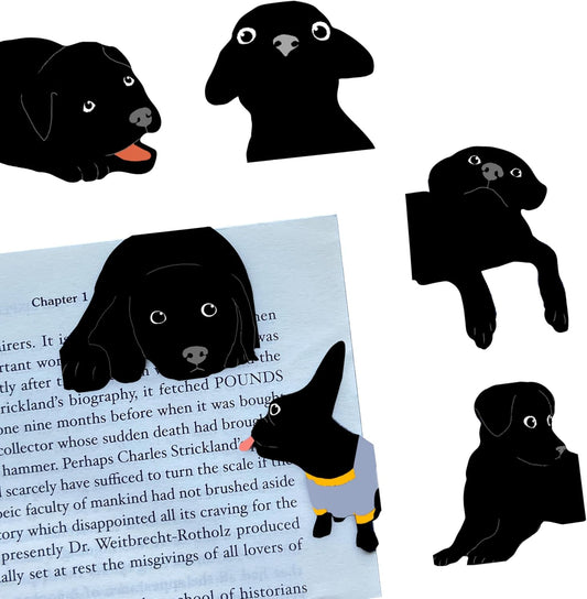 Magnetic Bookmarks - 6 Pieces Cute Dogs Bookmarks for Women Readers, Book Marks for Reading Office Supplies, Book Markers Gift for Book Lovers (B)