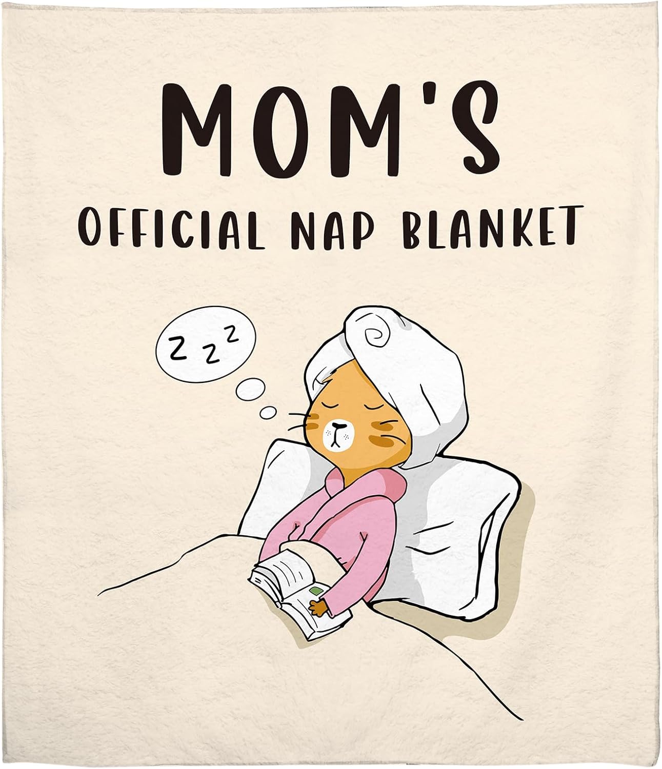 Funny Blanket for Mom Appreciation Gifts for Mommy from Daughter Son Birthday Gifts, Soft Fluffy Throw Blanket Throw for Napping New Moms Gifts