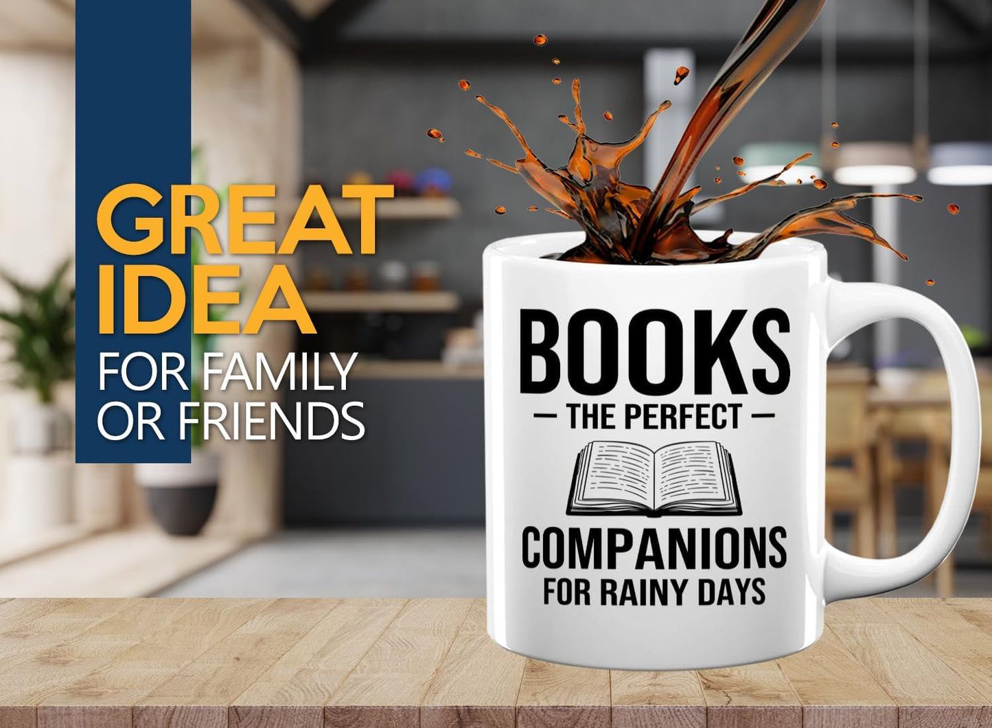Book Lover Coffee Mug 11oz White -Books The perfect - Bookworm Literature Library Book Lover Reader Booked Editor Intellectual Studious