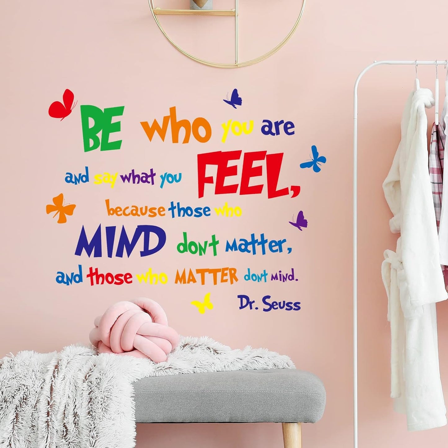 Amaonm Removable 3D Colorful Quotes Inspirational Words Lettering Wall Decals Motivational Wall Stickers Positive Wall Sticker Spiritual Sayings Education Decor for Kids Baby Boys Girls Bedroom