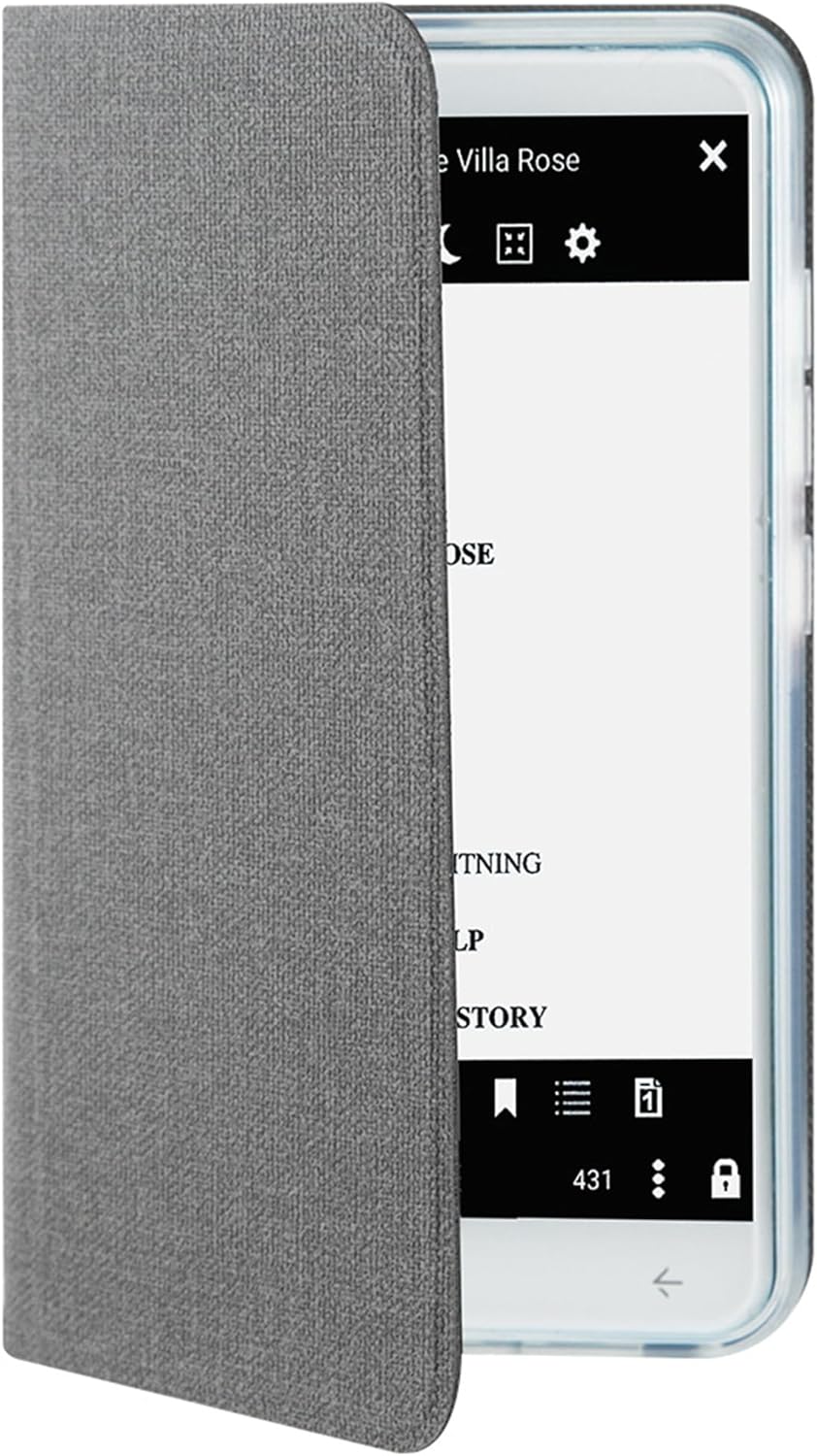Ereader Devices, 5 Inch Eye Friendly Ink Screen, Compact and Lightweight Electric Book Reader, Portable Electronic Book Reader with Protective Case