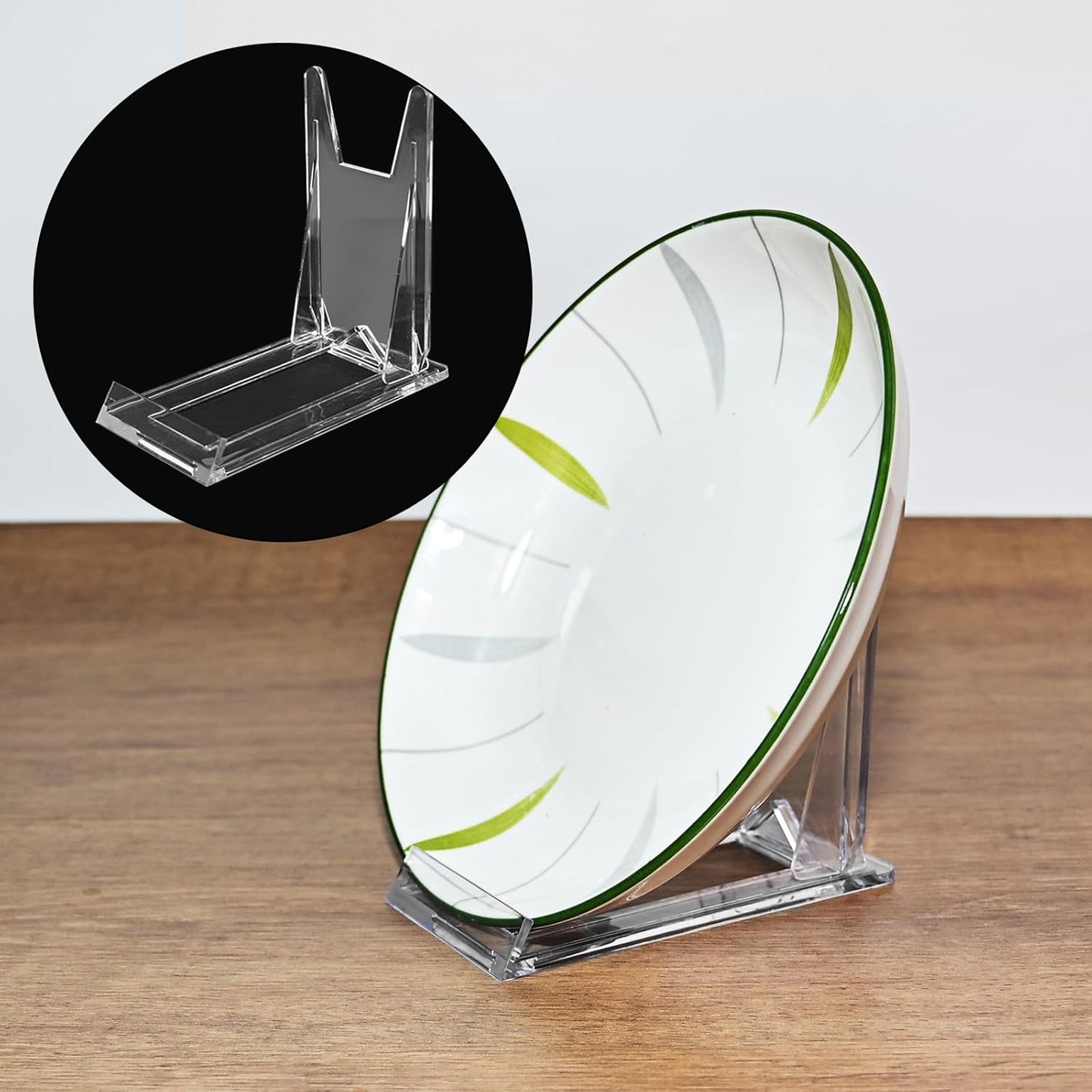 10 Pack Acrylic Book Stand for Display - Adjustable Clear Holder for Bible, Card, Brochure, Comic, Album, Magazine, Postcard, Artworks (4.4 X 4.13 X 2.36 Inch)
