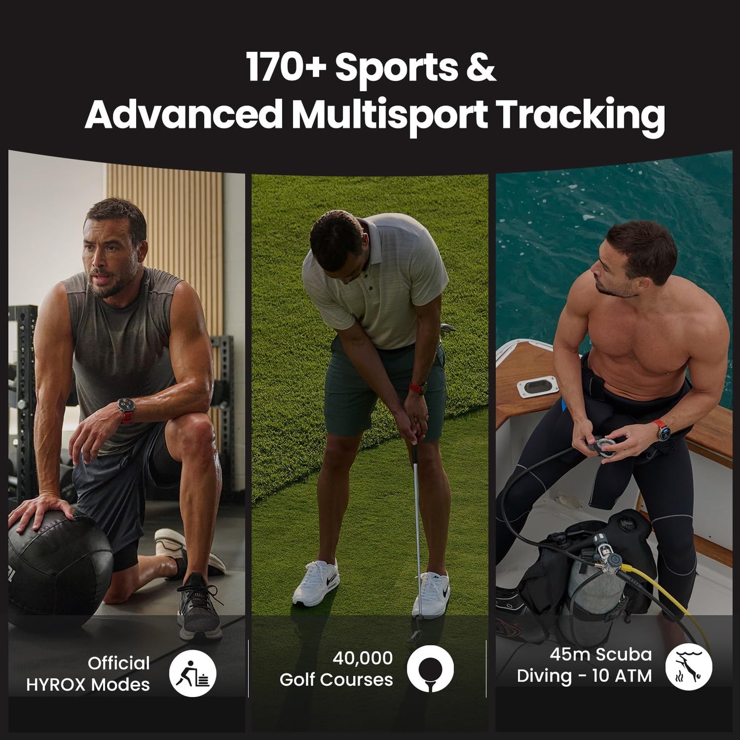 Amazfit Balance 2 Smart Watch 47mm 1.5" AMOLED Sapphire Glass, Offline Maps, Dual Band GPS, 21 Days Battery, 170+ Sport Modes, Hyrox & Golf Mode, Heart Rate & Sleep Tracker for Android & iPhone