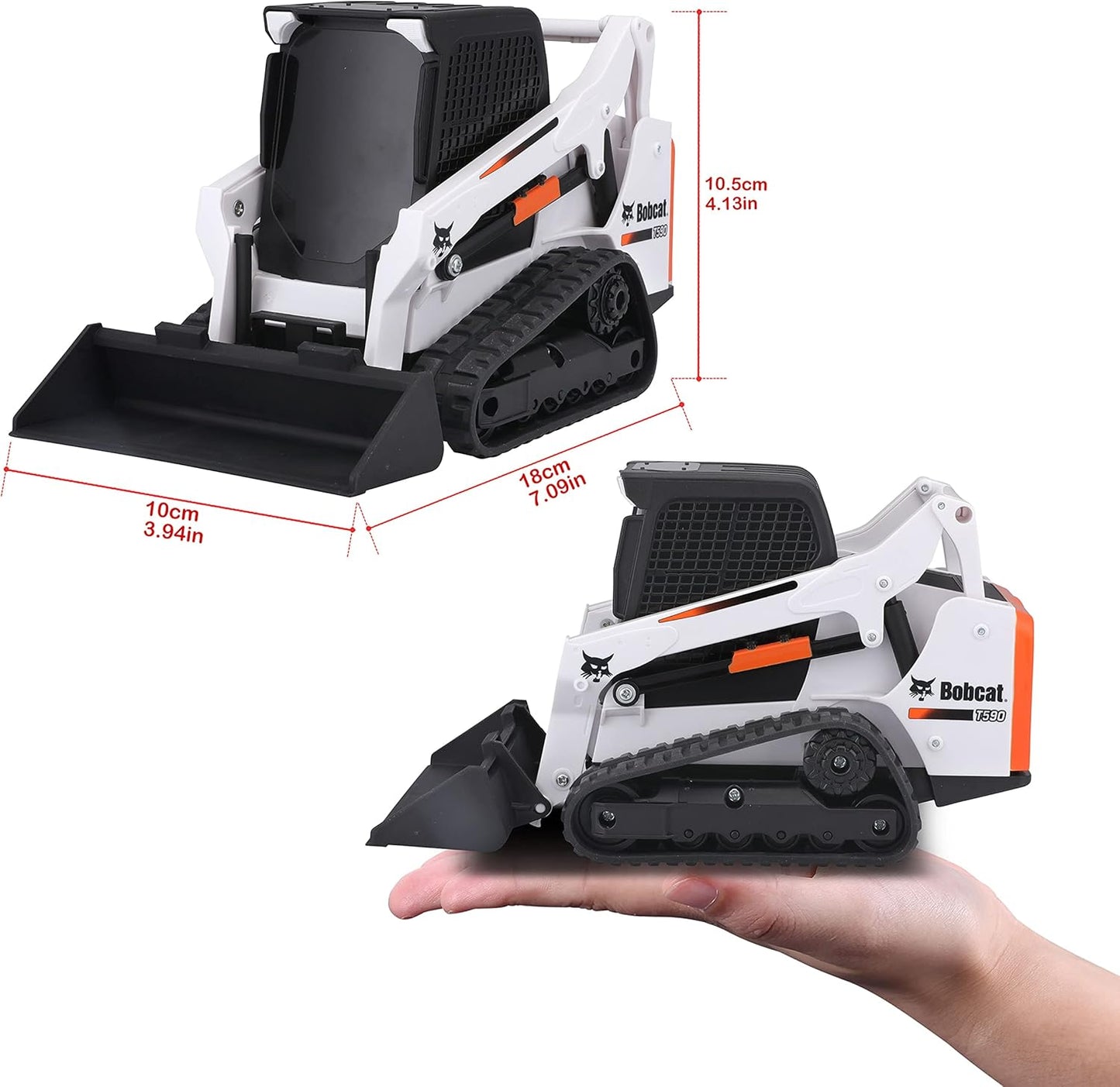Maisto Tech Remote Control Work Machines Bobcat T590 Track Loader
