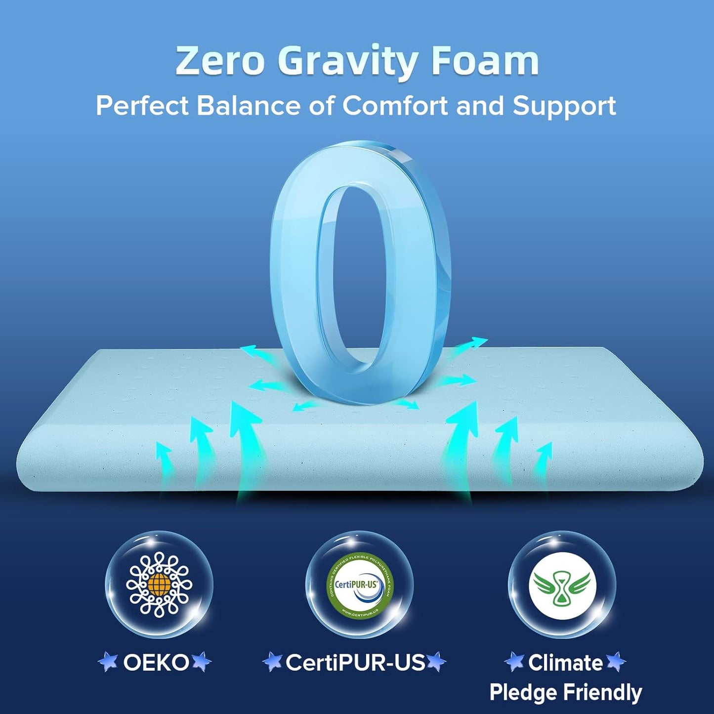 Ultra Thin Flat Pillows for Sleeping,Cooling Slim Memory Foam Pillow 2.75 in Height Ultra Thin Pillow,Low Profile Sleeper Pillows for Stomach Sleeper for Neck and Back Support Stomach Sleeping Pillow