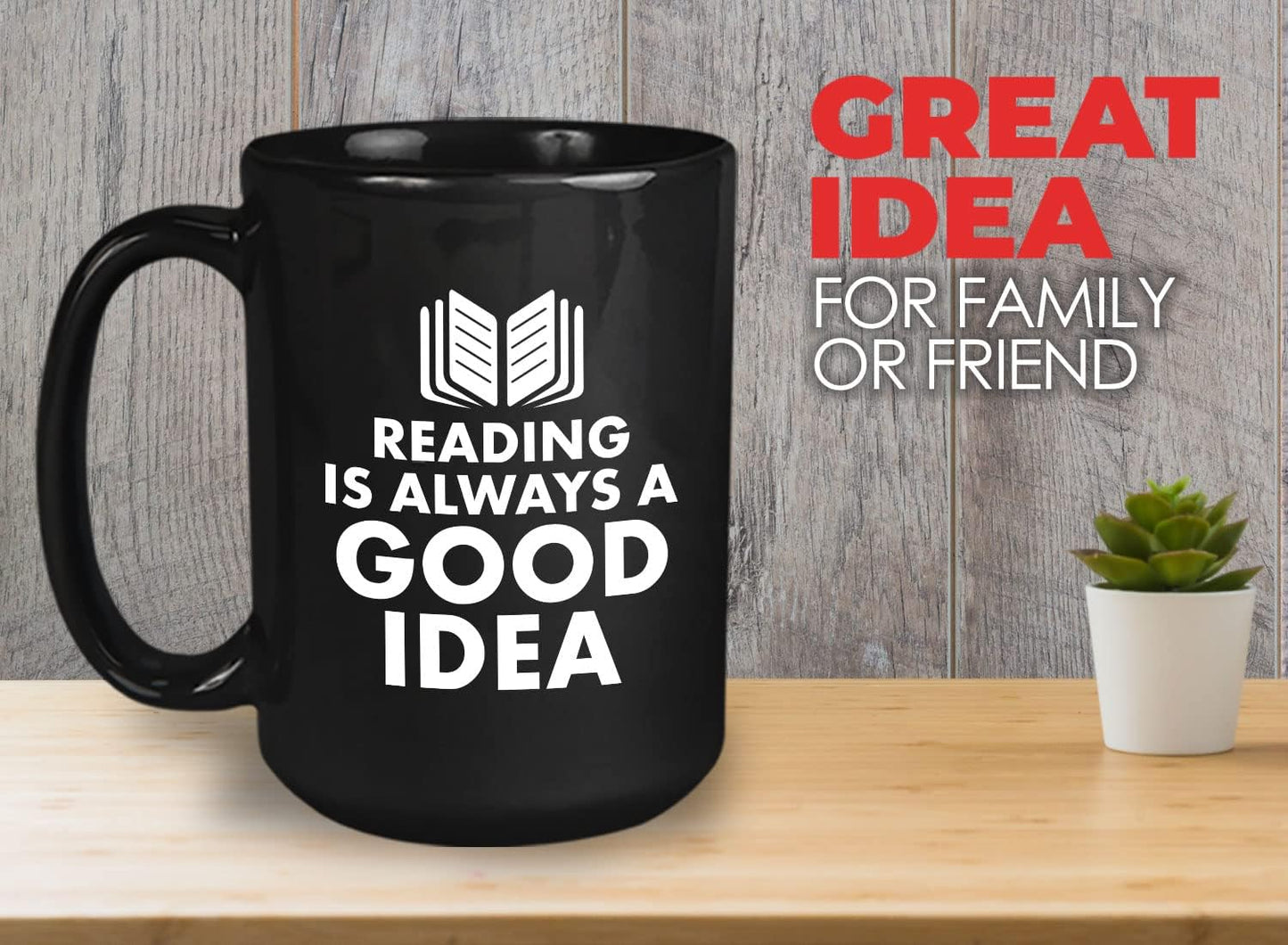 Book Lover Coffee Mug 15oz Black - reading is - Literary librarian Literature Bookworm Historian Public Library Curator Bibliophile Bibliolater