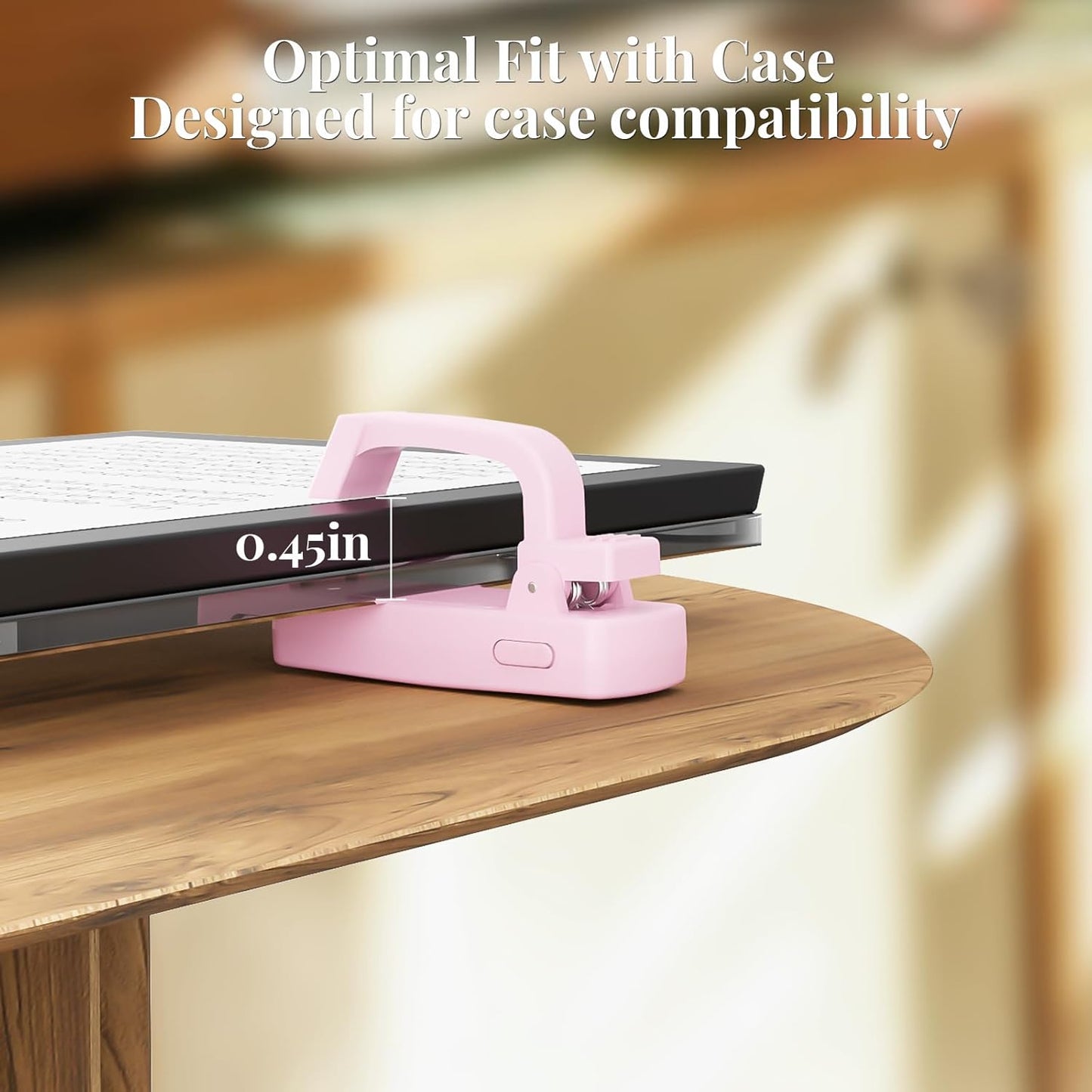 Kindle Page Turner with Dust Plug Charm, Remote Control Page Turner for Kindle Paperwhite Oasis EReaders Kobo,Tablets Reading Novels Camera Record & Shutter Selfie-Quiet Reading & Unobstructed Screen