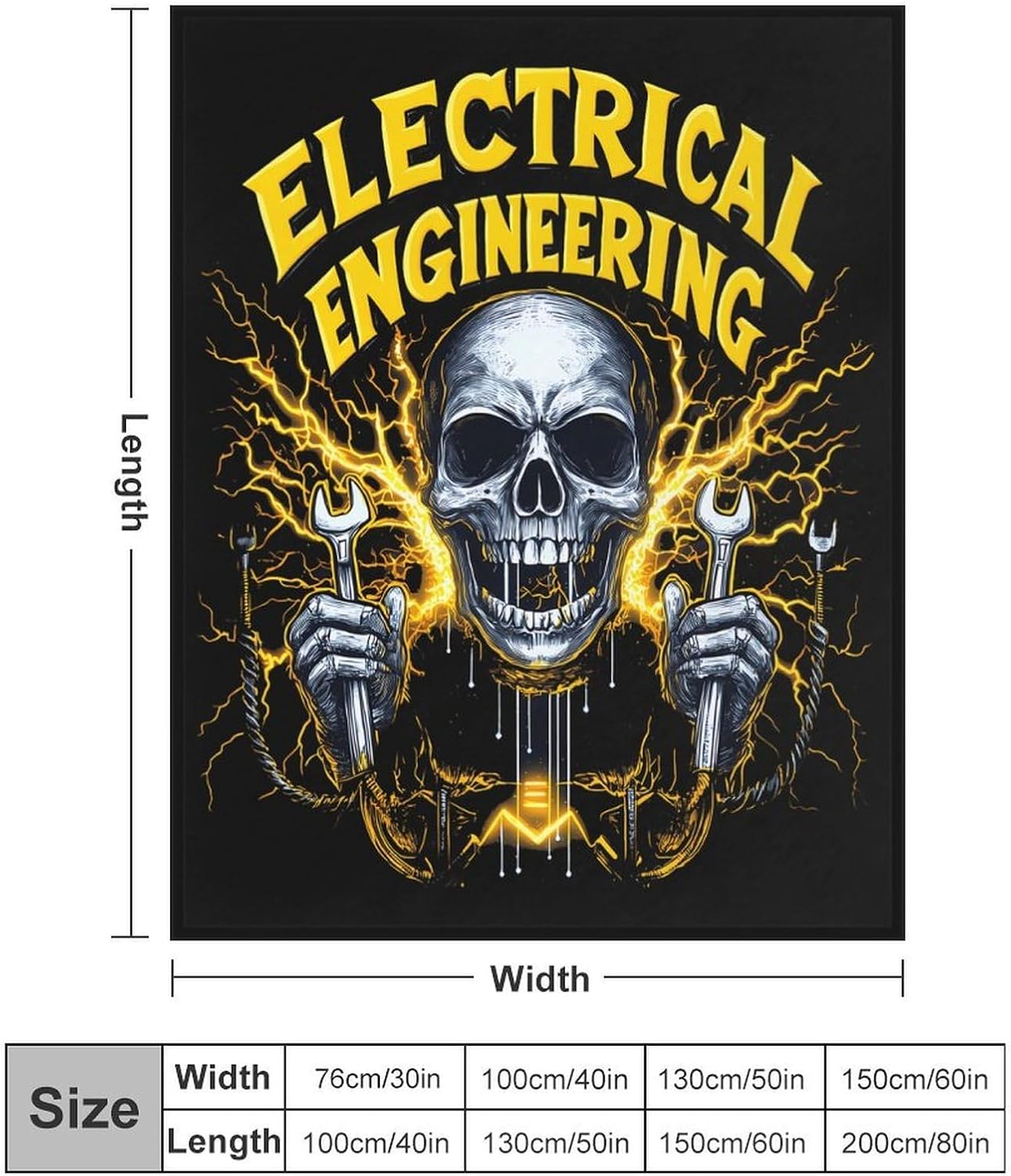 Electrical Engineering Throw Blanket Fleece Blankets Soft Flannel for Couch Bed Pet Decorative Warm