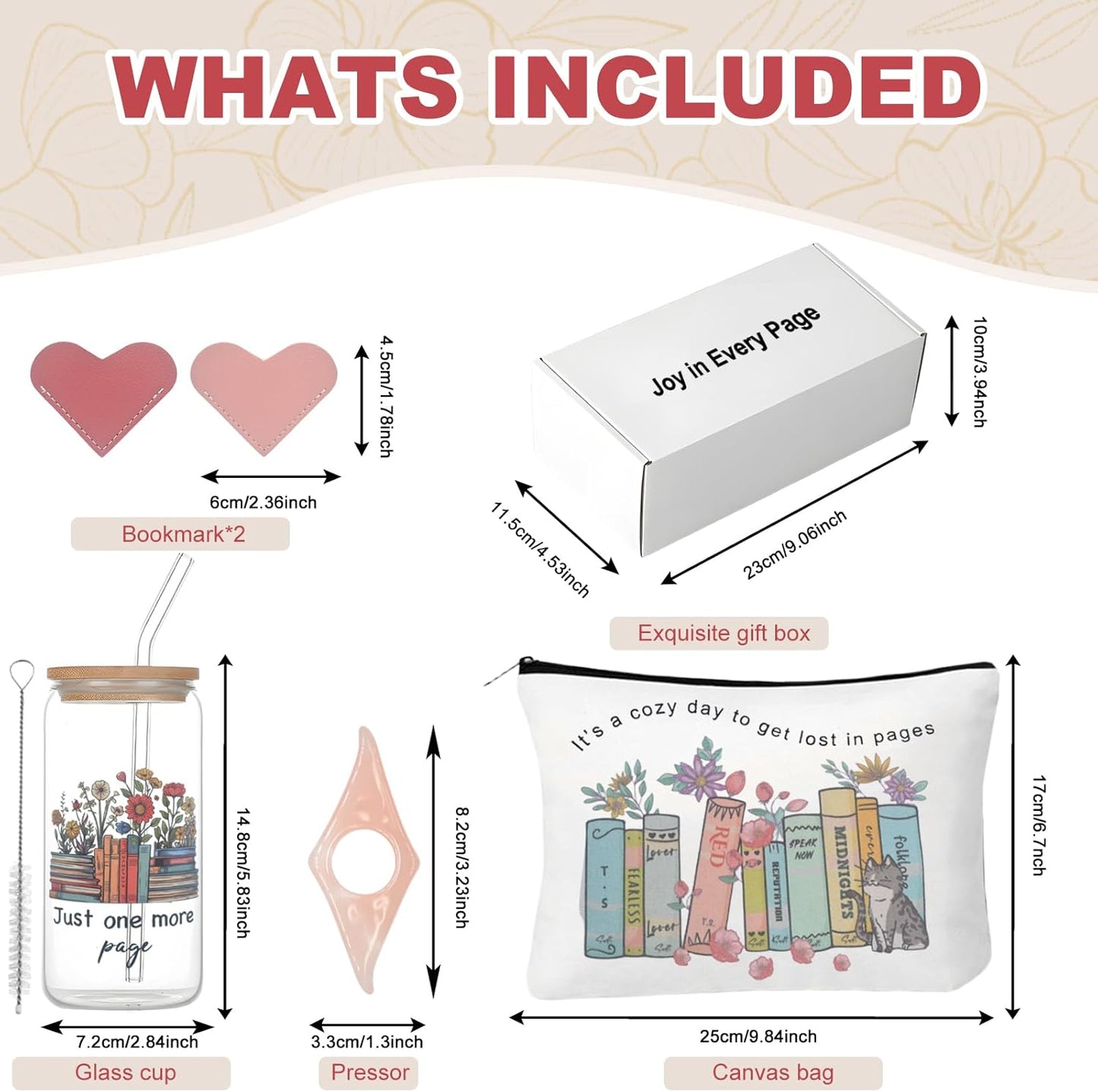 Book Lover Gifts for Women,Bookish Gifts Readers,Book Club Gift for Women, Reading Accessories for Readers and Bookworms, Birthday Present for Librarians, Teachers