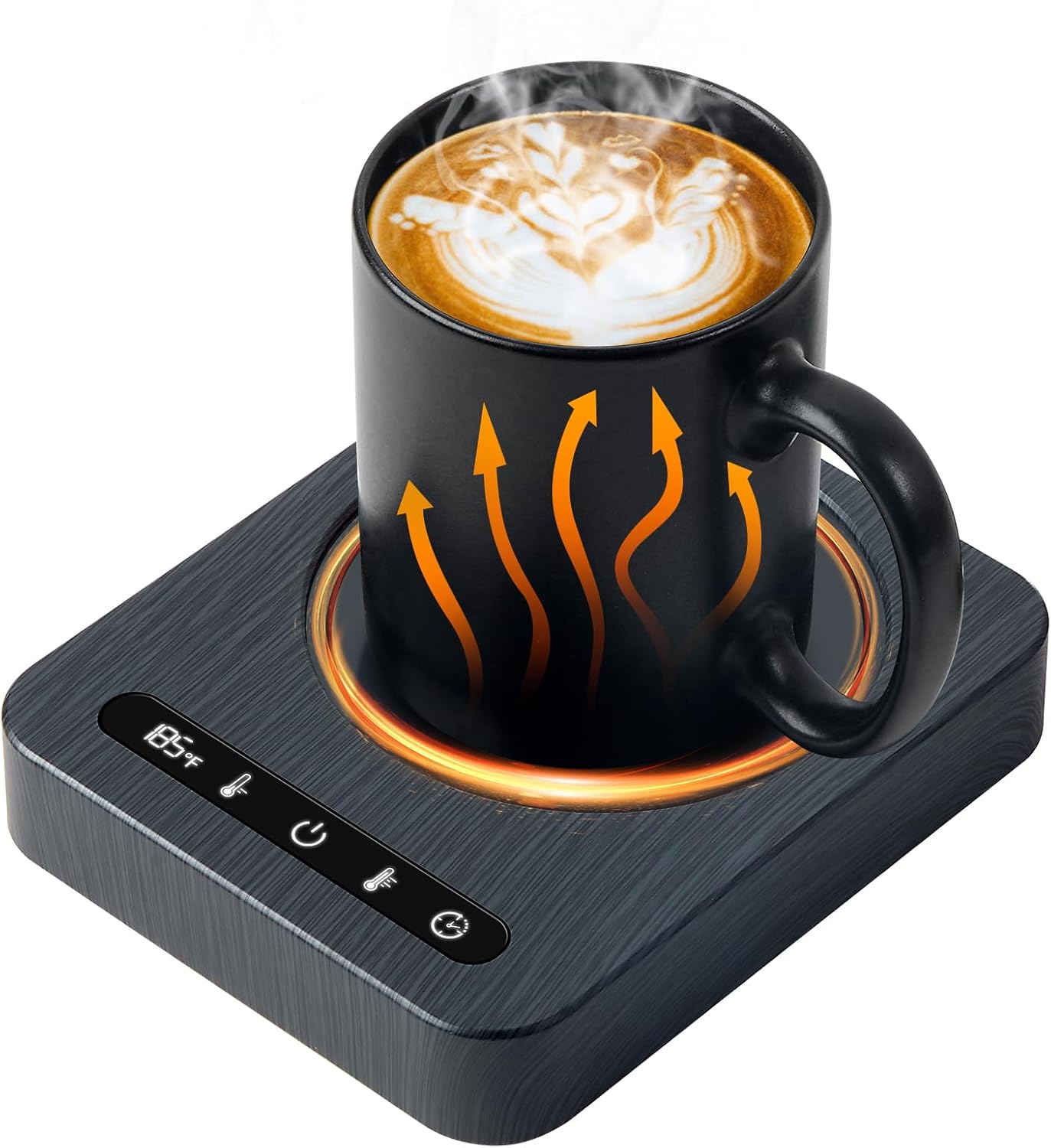 Coffee Mug Warmer,Coffee Warmer for Desk with Auto Shut Off,4 Temperature Setting&1-12H Timer,Smart Cup Warmer for Heating Coffee, Beverage, Milk, Tea and Hot Chocolate
