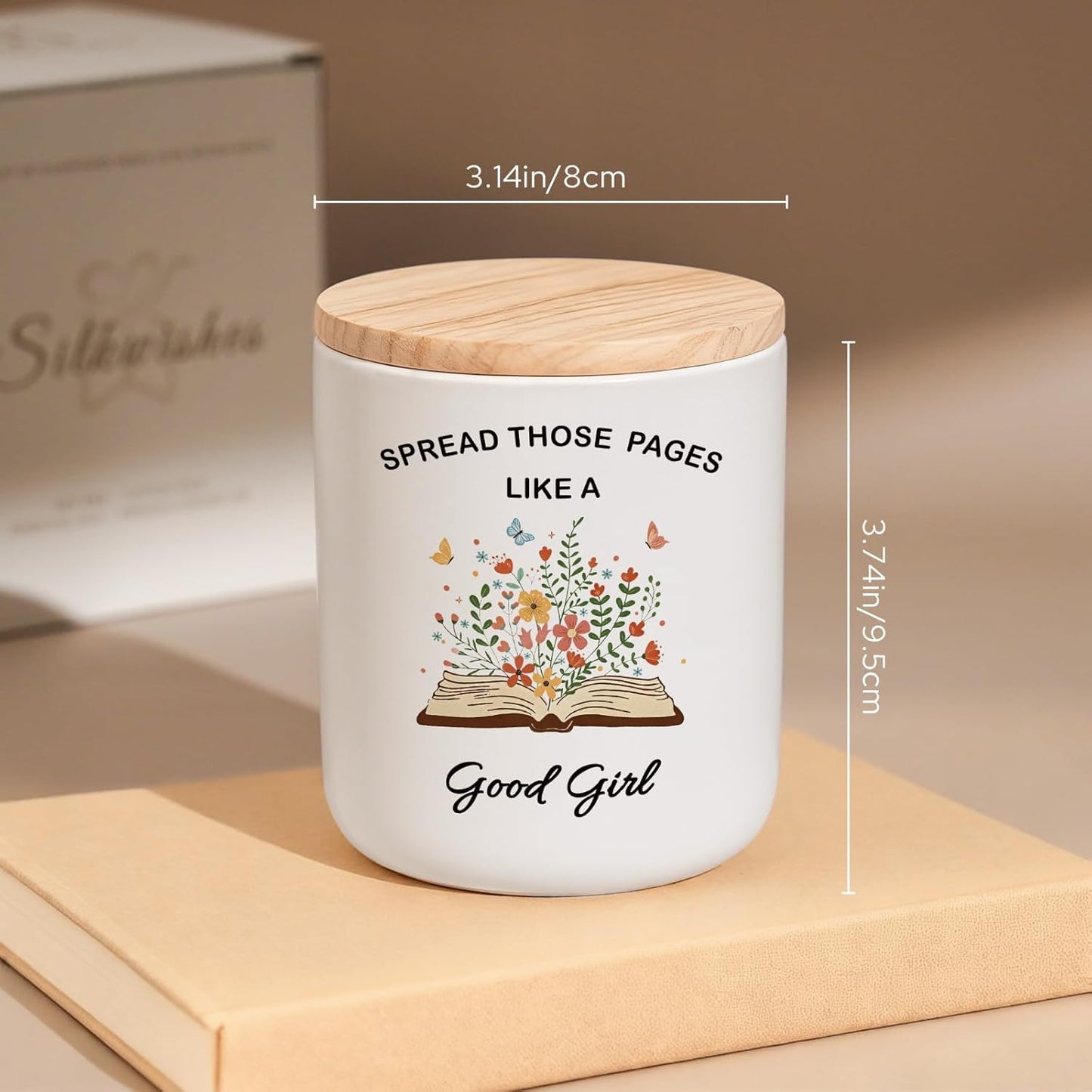 Book Lover Gifts for Women Men Readers - Scented Candles for Bookworms(7OZ) - Gifts for Book Lovers - Bookish Gift for Booktok Lovers