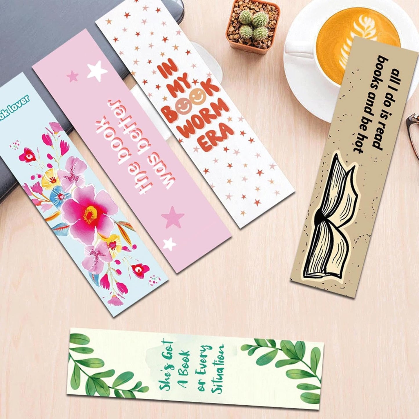 30 Pieces Romance Bookmarks, Spicy Fairytale Bookmark, Funny Bookmarks for Men,Women, Book Lovers, Page Markers for Students Teachers Reading, DIY Art Decoration Cards，Romance Reader Present Handmade