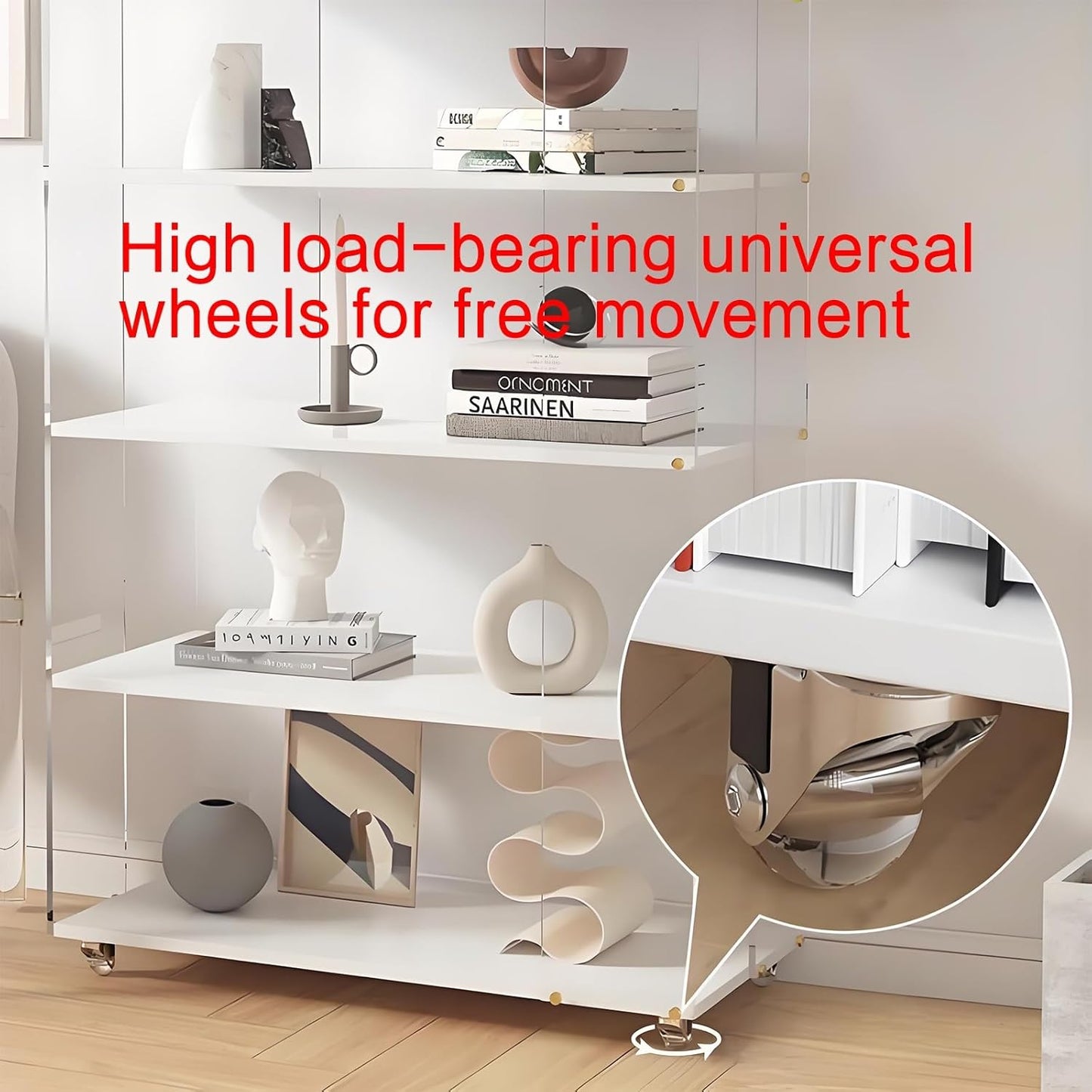 Bookshelf,rotating bookshelf,spinning bookshelf,rotating book shelf,revolving bookcase,Suitable fohorizontal bookshelfr study, living room corner, bedroom, living room, balcony, office(40x40x124cm/15.