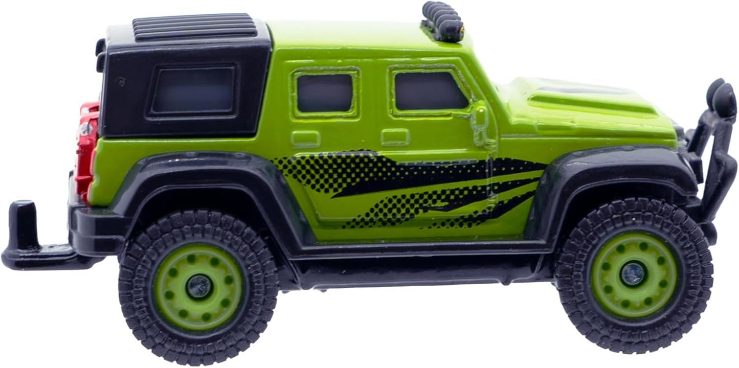 Mighty Fleet Diecast 3-Pack, Pick-Up Truck, SUV, and Off-Road Truck, Durable 3” Diecast Vehicles for Kids Ages 3+