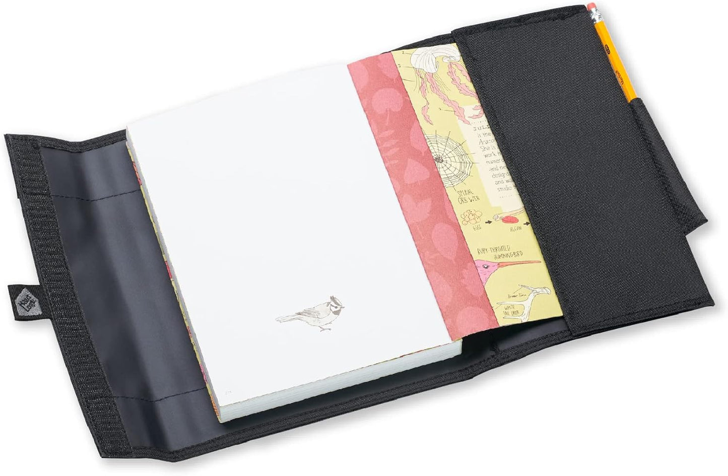 Book-it! Adjustable Travel Book & Bible Cover - Medium Black