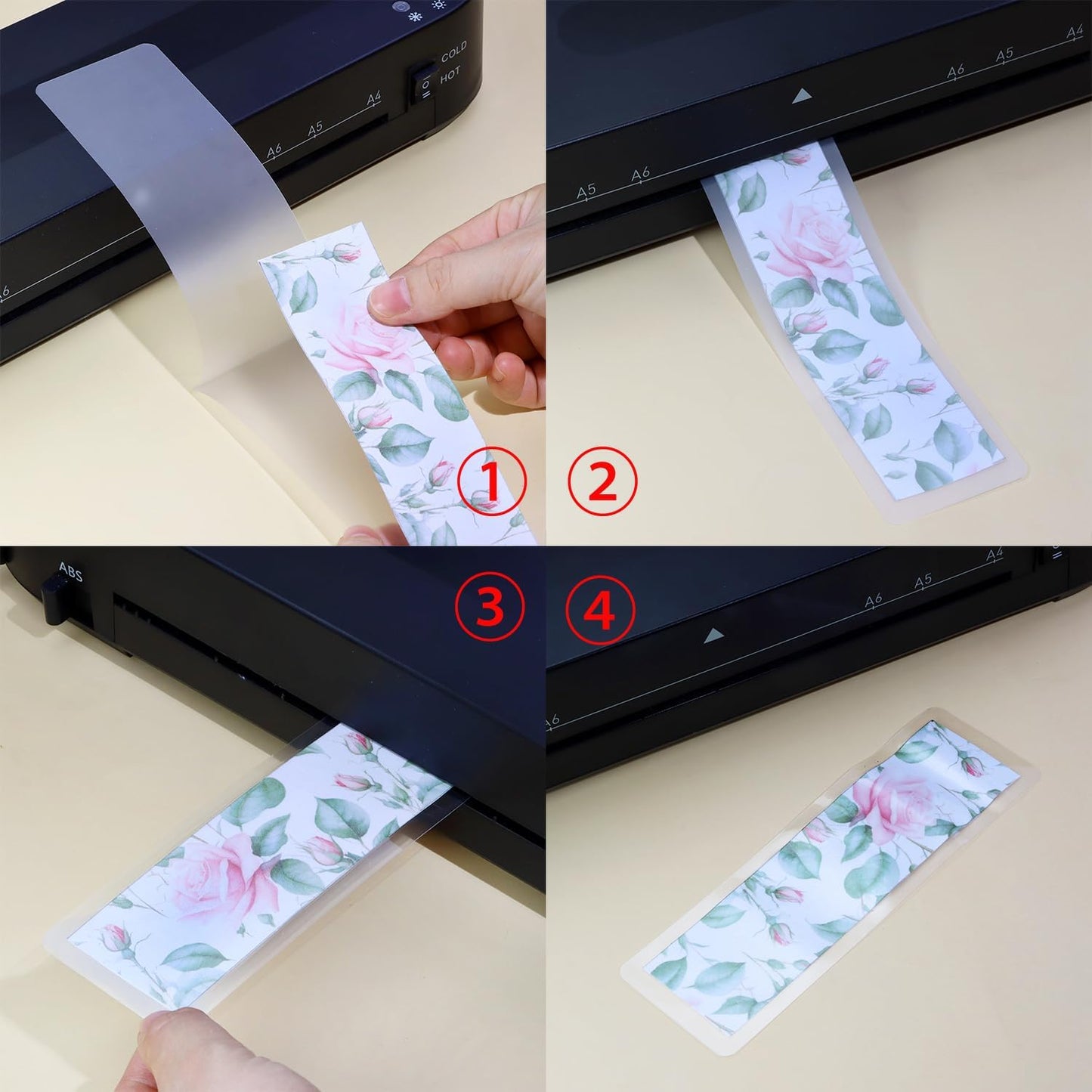 ONLYKXY 20pcs Clear Plastic Book Page Marks Sleeves Blank Frames 8 Mil Hot Thermal Laminating Film Cover Holder Bag Pouche Pocket for Read Lover Wedding Photo Strip Holiday DIY Craft Gift (1.5x5.9in)