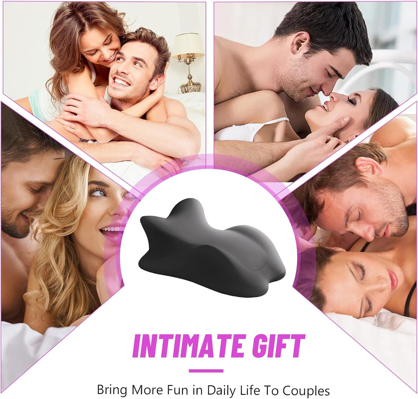 Memory Foam Pillow, Couples Pillow for Sleeping, Reading Pillow for Bed, Ergonomic Support for Back Pain, Acid Reflux & Sitting Up, Ideal for Massage, with Removable Cover (Size 22.8*14.8*9 inch)