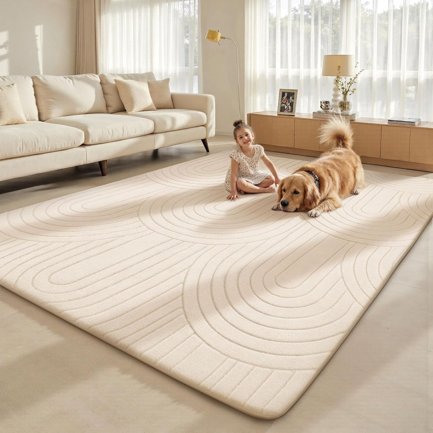 Sour Lemon Area Rugs 9x12 Living Room, Soft Large Area Rug Indoor Modern Carpet for Bedroom, Machine Washable Area Rug Non-Slip Rug Carpet for Kids Home Dorm Under Dining Table Office Decor Aesthetic