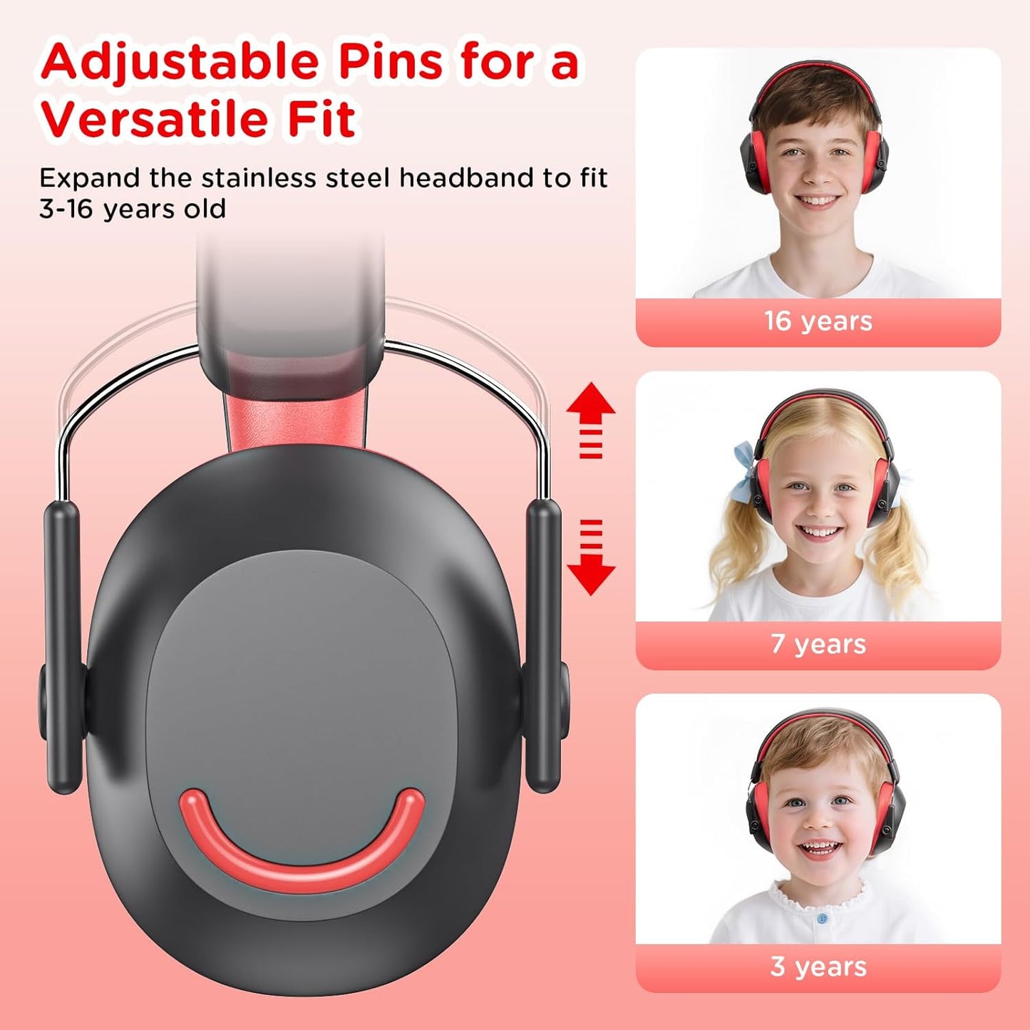 Link Dream Ear Protection Ear Muffs for Kids Toddler Noise Cancelling Reduction SNR 30dB for Show, Concert, Events, Fireworks